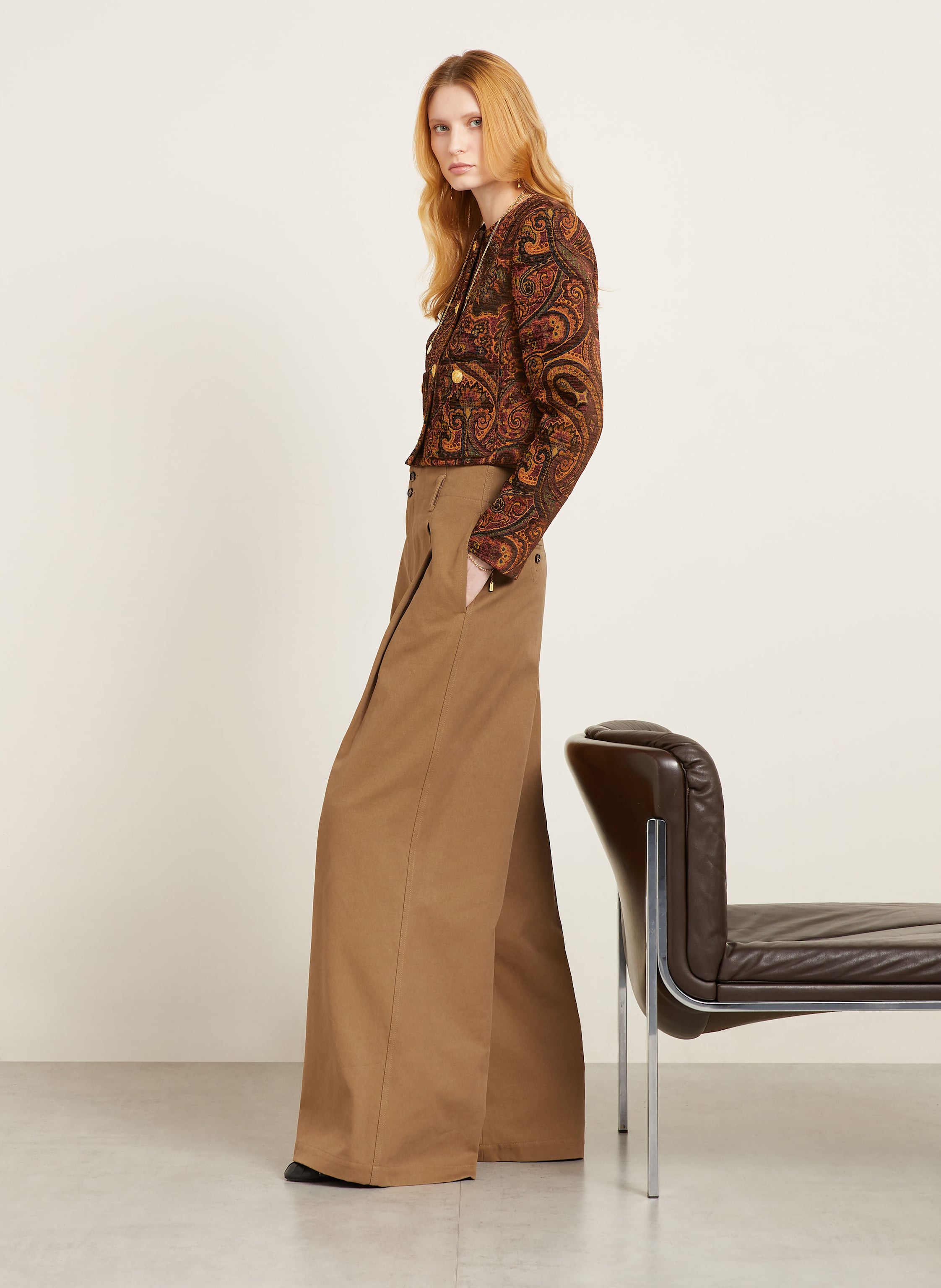 Thumbnail - Chloé Marlenehose braun