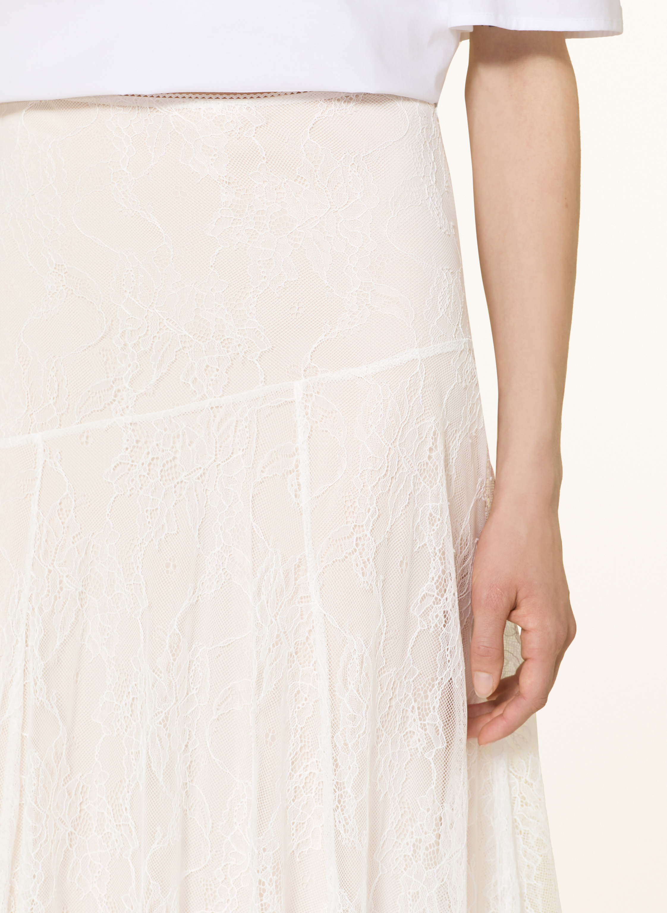 Thumbnail - Rich & Royal Spitzenrock weiss