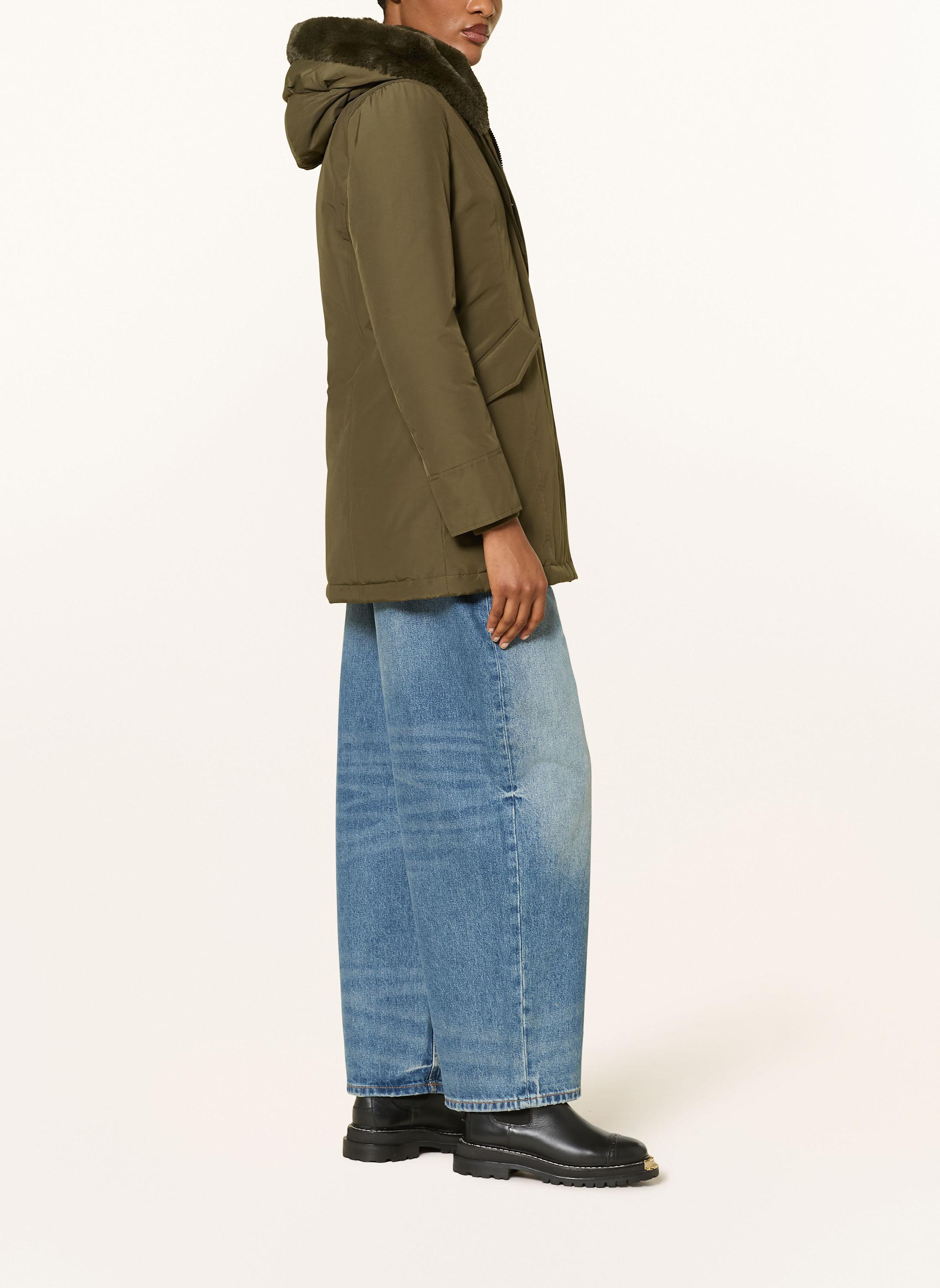 Thumbnail - Woolrich Daunenjacke Beaker Mit Kunstpelz gruen