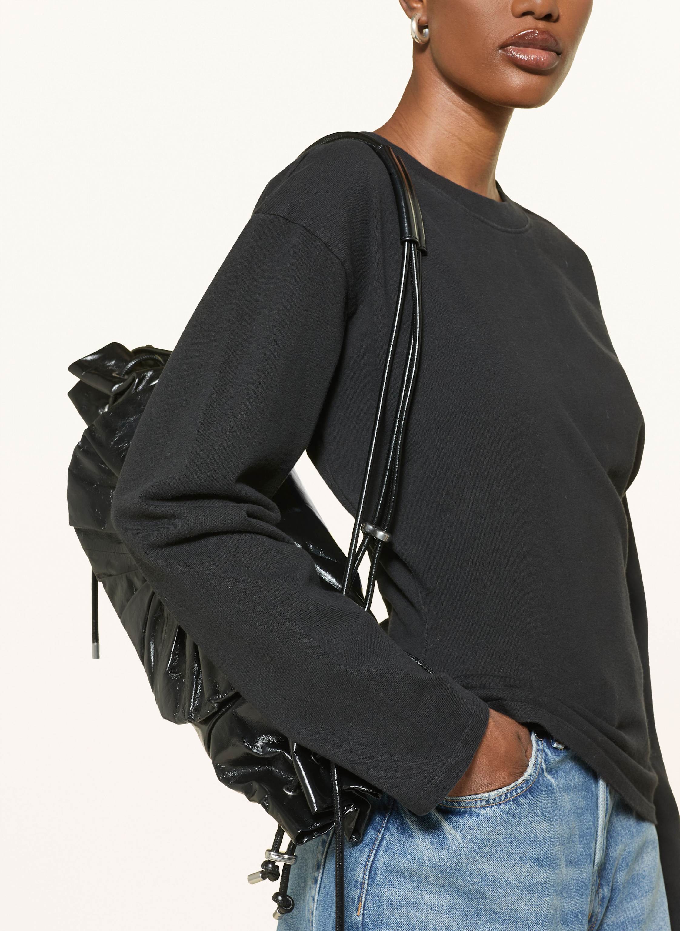 Thumbnail - Eb Denim Longsleeve Eero schwarz