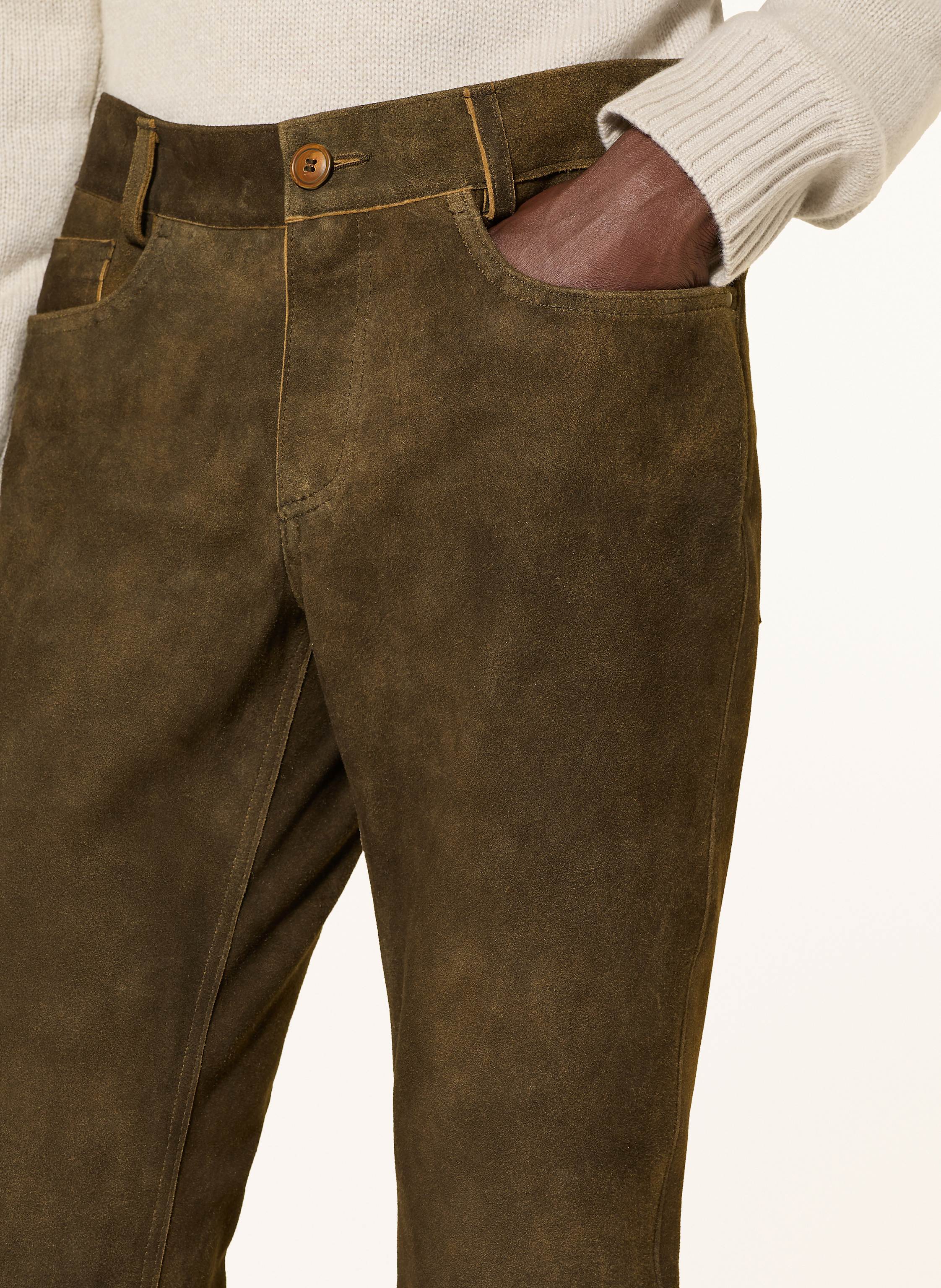 Thumbnail - Meindl Lederhose Romeo Regular Fit braun