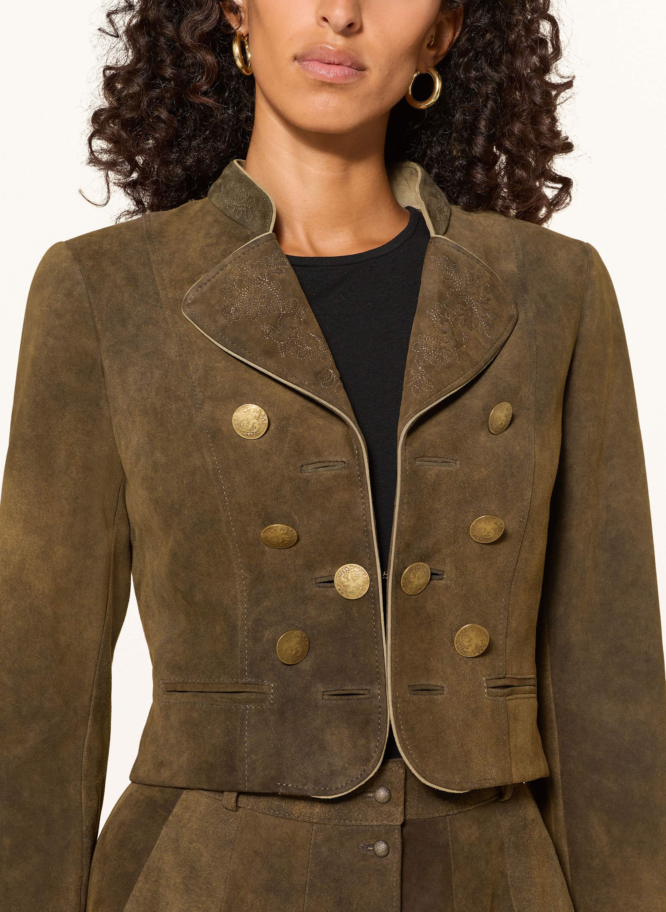 Thumbnail - Meindl Trachten-Lederjacke Anna-Lena braun