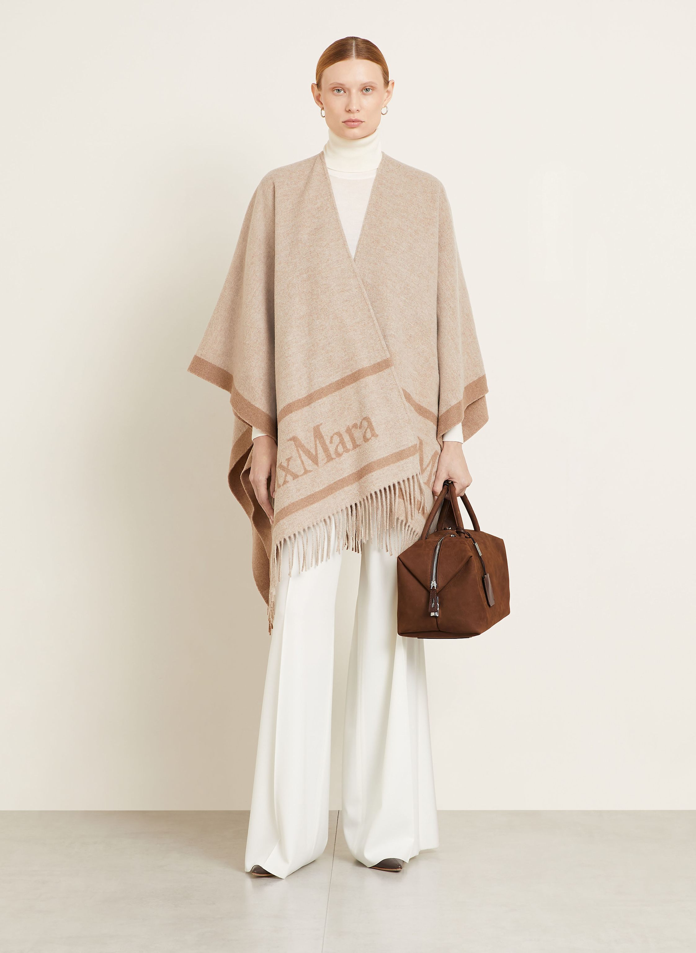 Thumbnail - Max Mara Handtasche Holdall braun