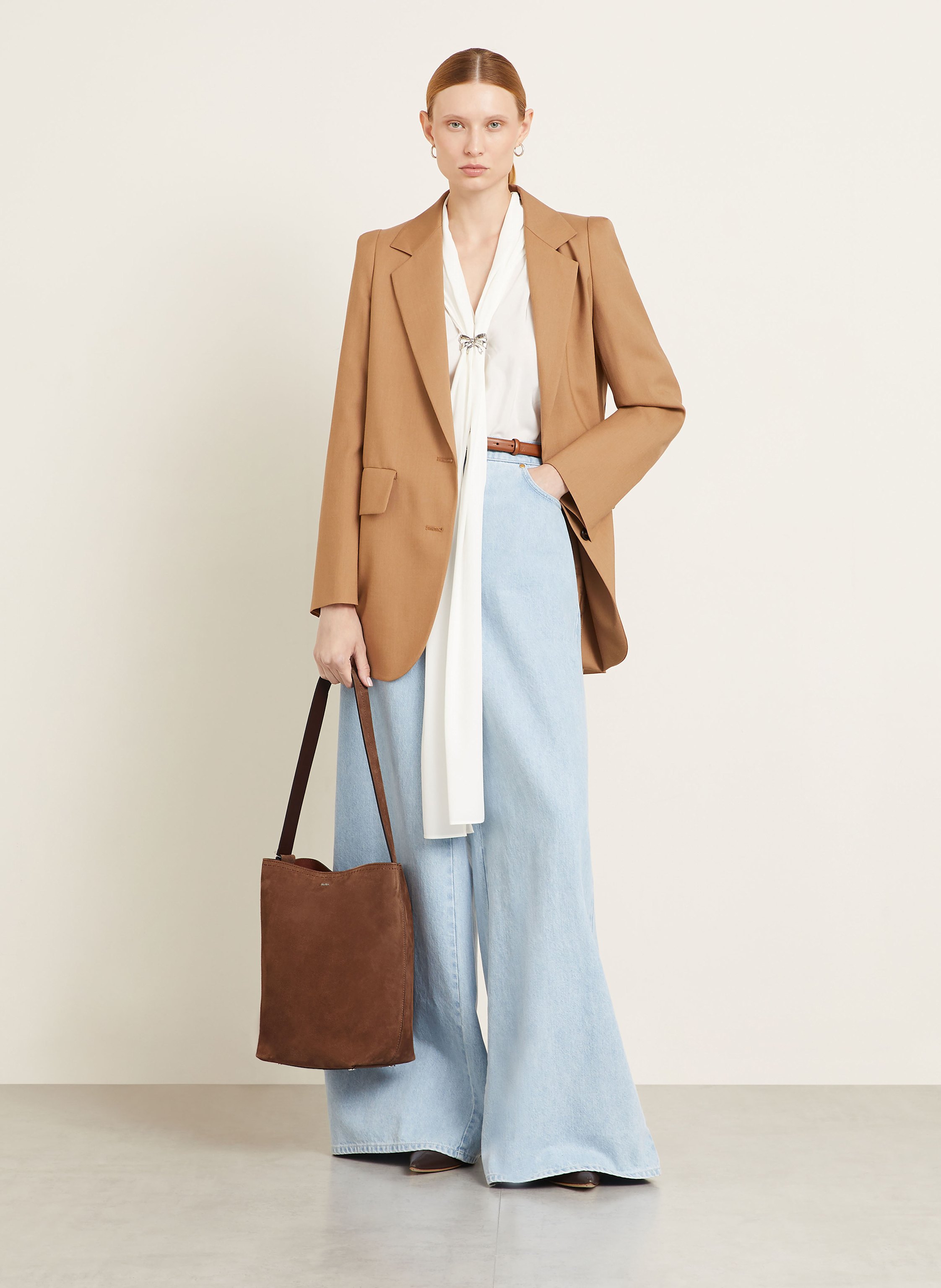 Thumbnail - Max Mara Schultertasche Archetipo braun