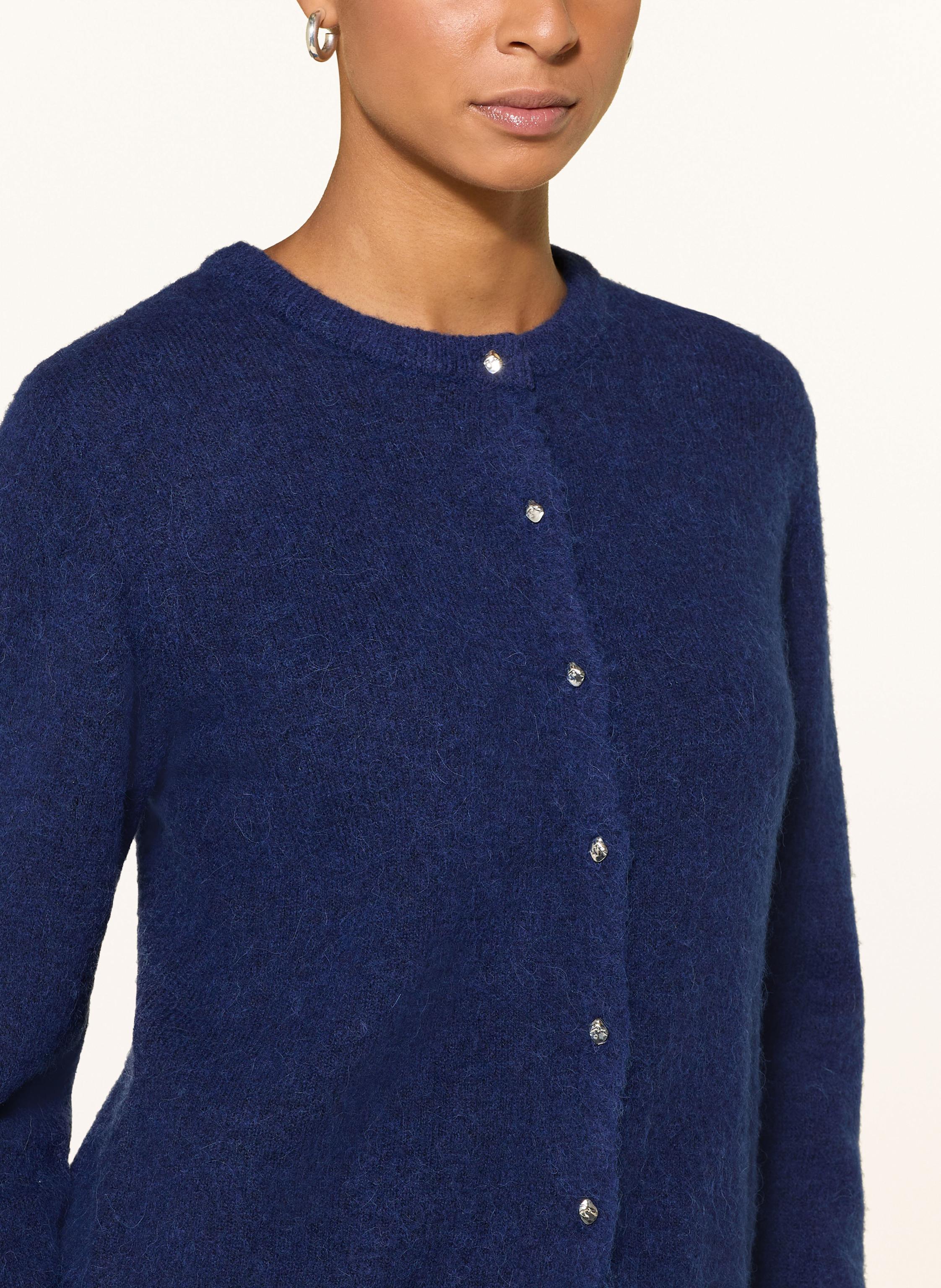 Thumbnail - Msch Copenhagen Strickjacke Mschkellsey Mit Alpaka blau