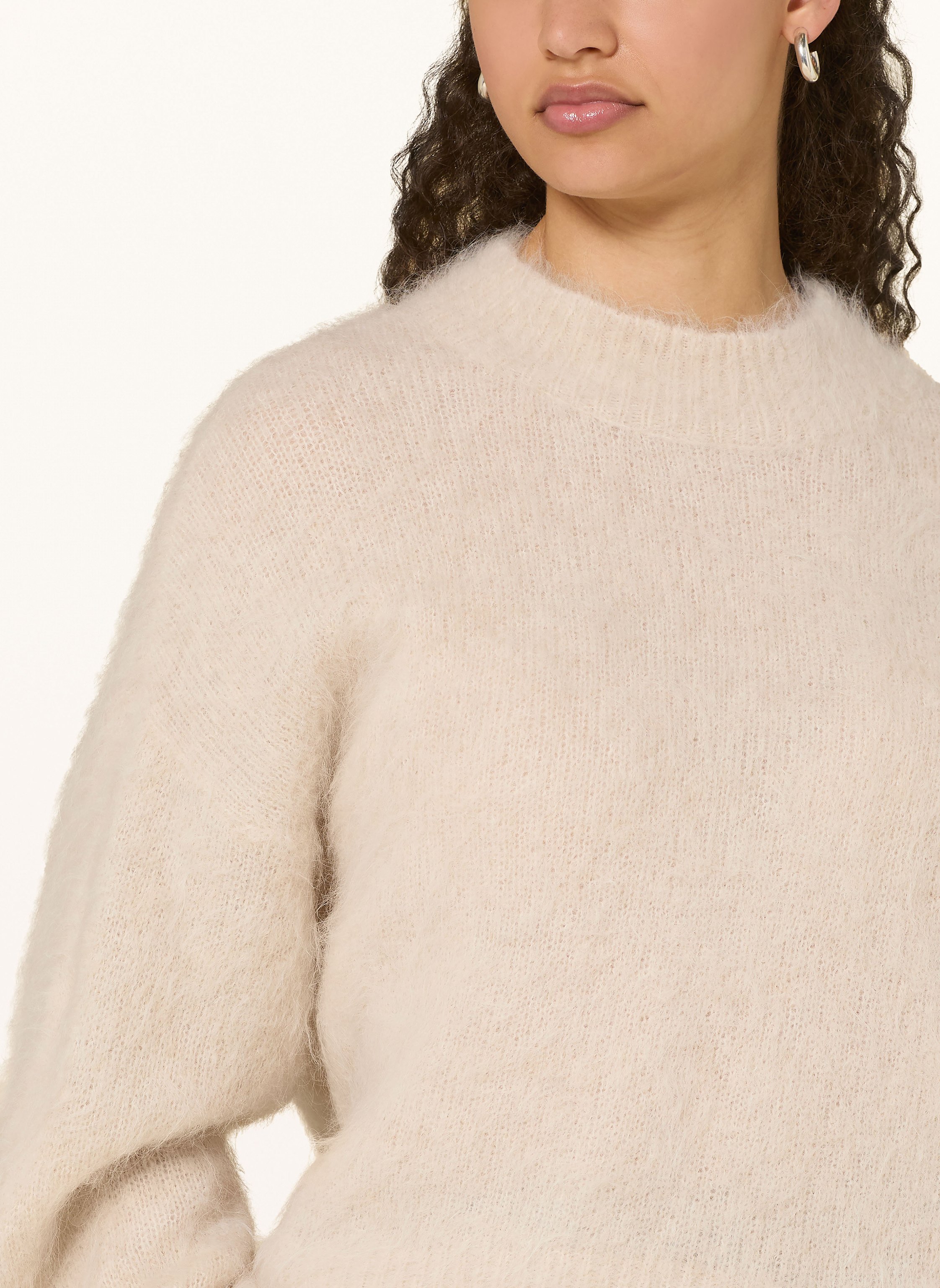 Thumbnail - Msch Copenhagen Alpaka-Pullover Mschthira Salmia weiss