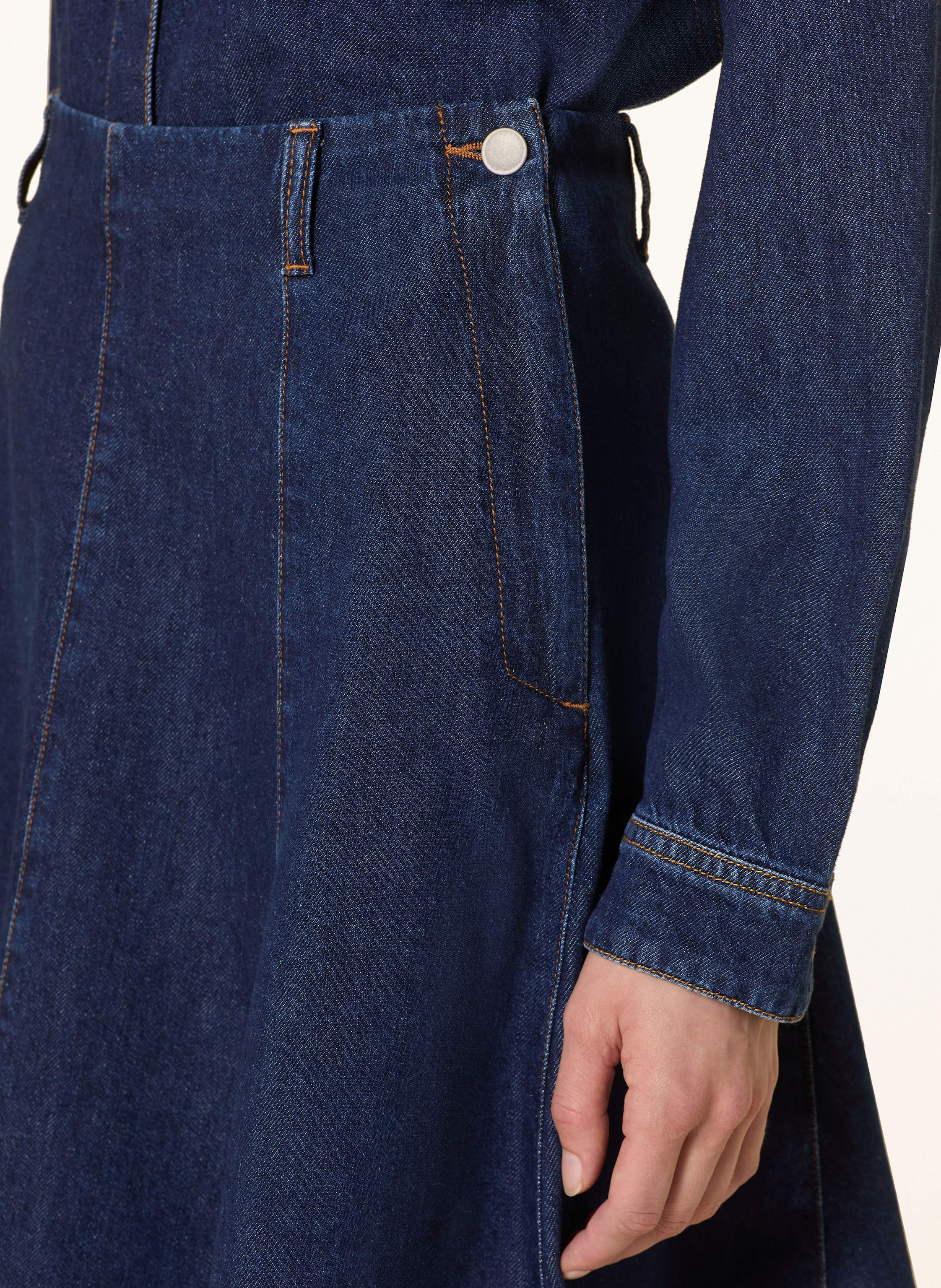 Thumbnail - Msch Copenhagen Jeansrock Mschadna Alena blau