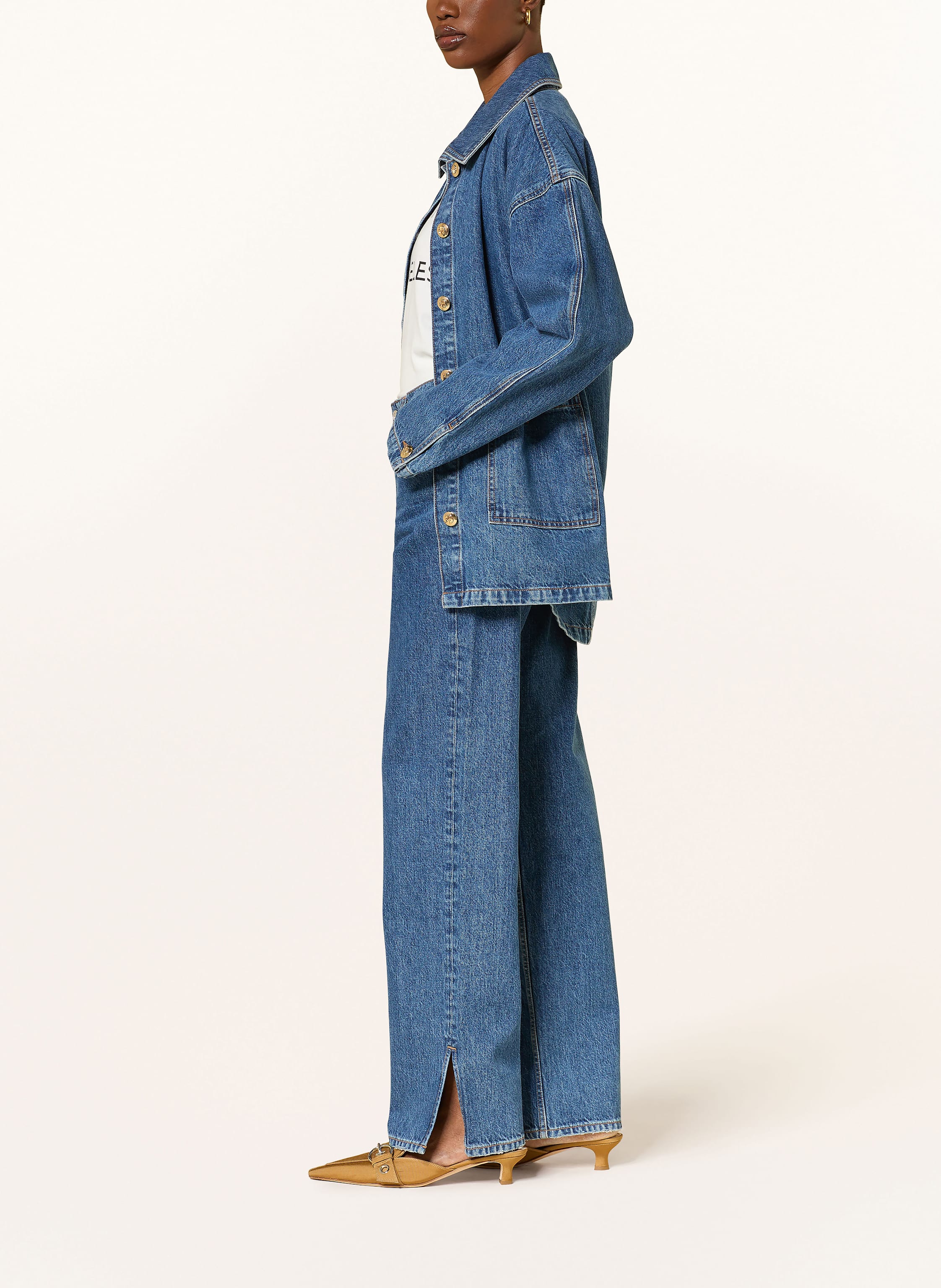 Thumbnail - Anine Bing Jeans Roy blau