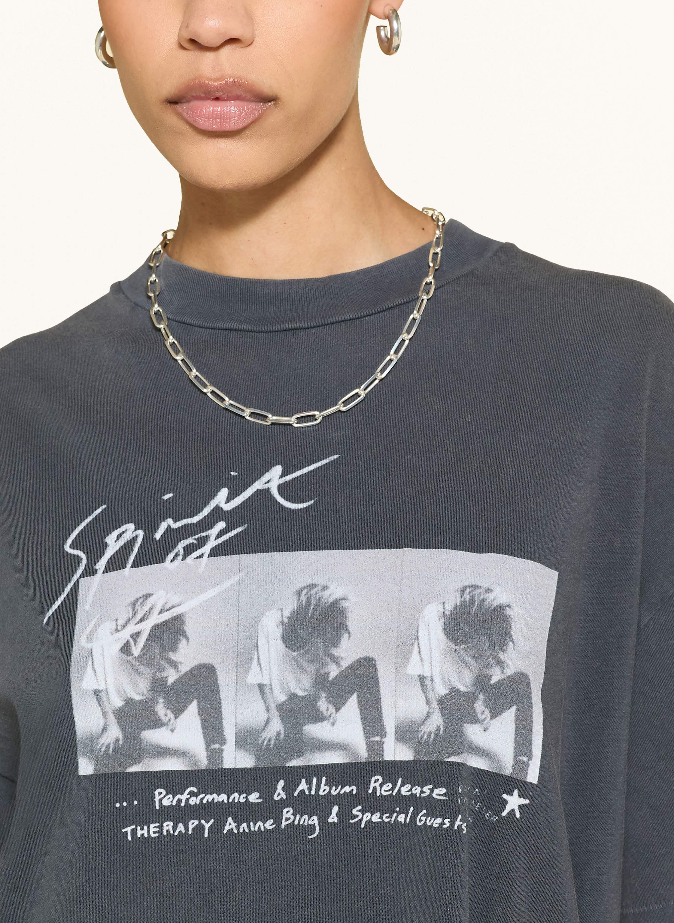 Thumbnail - Anine Bing T-Shirt Ashton grau