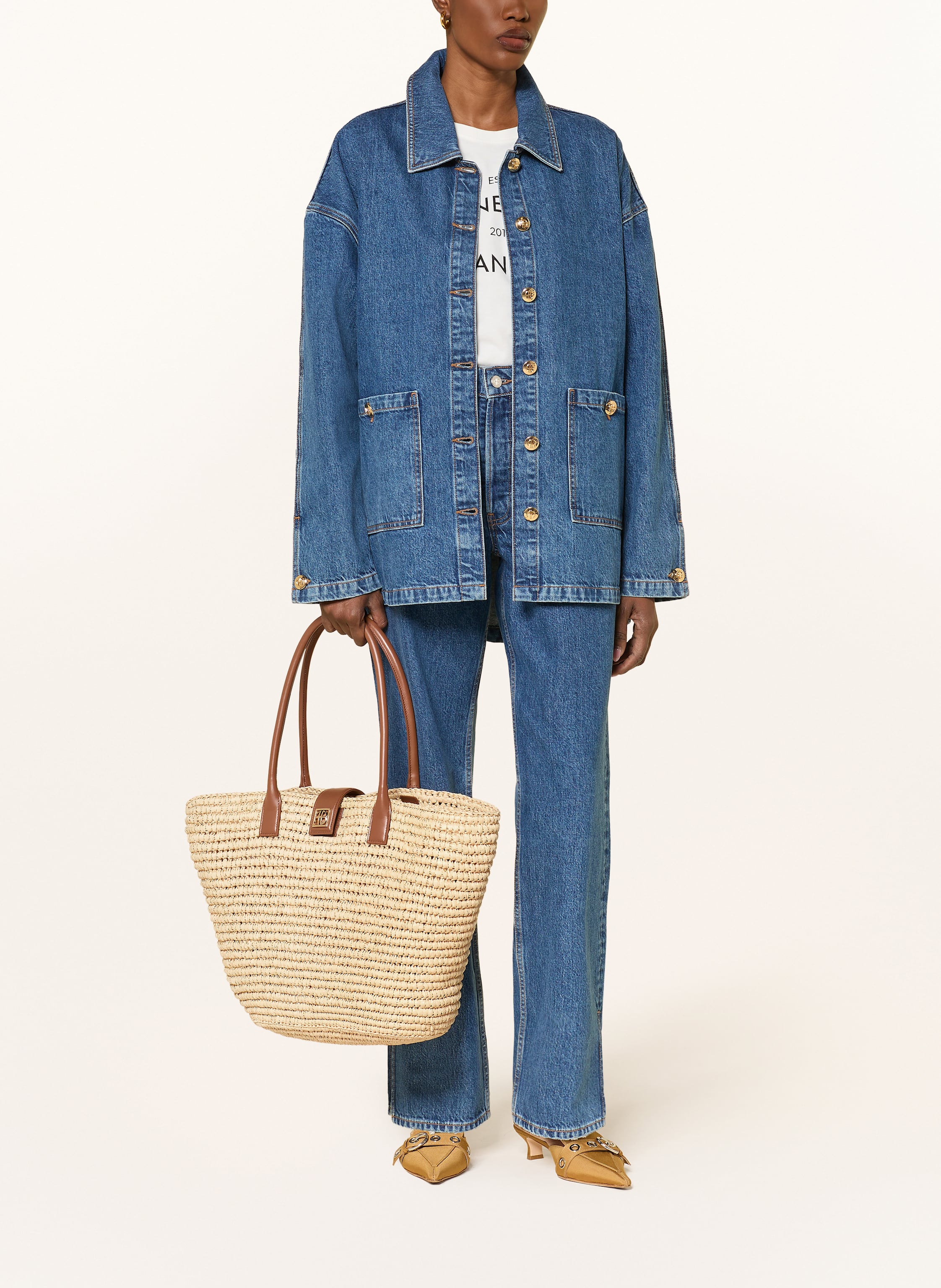 Thumbnail - Anine Bing Shopper Lou beige