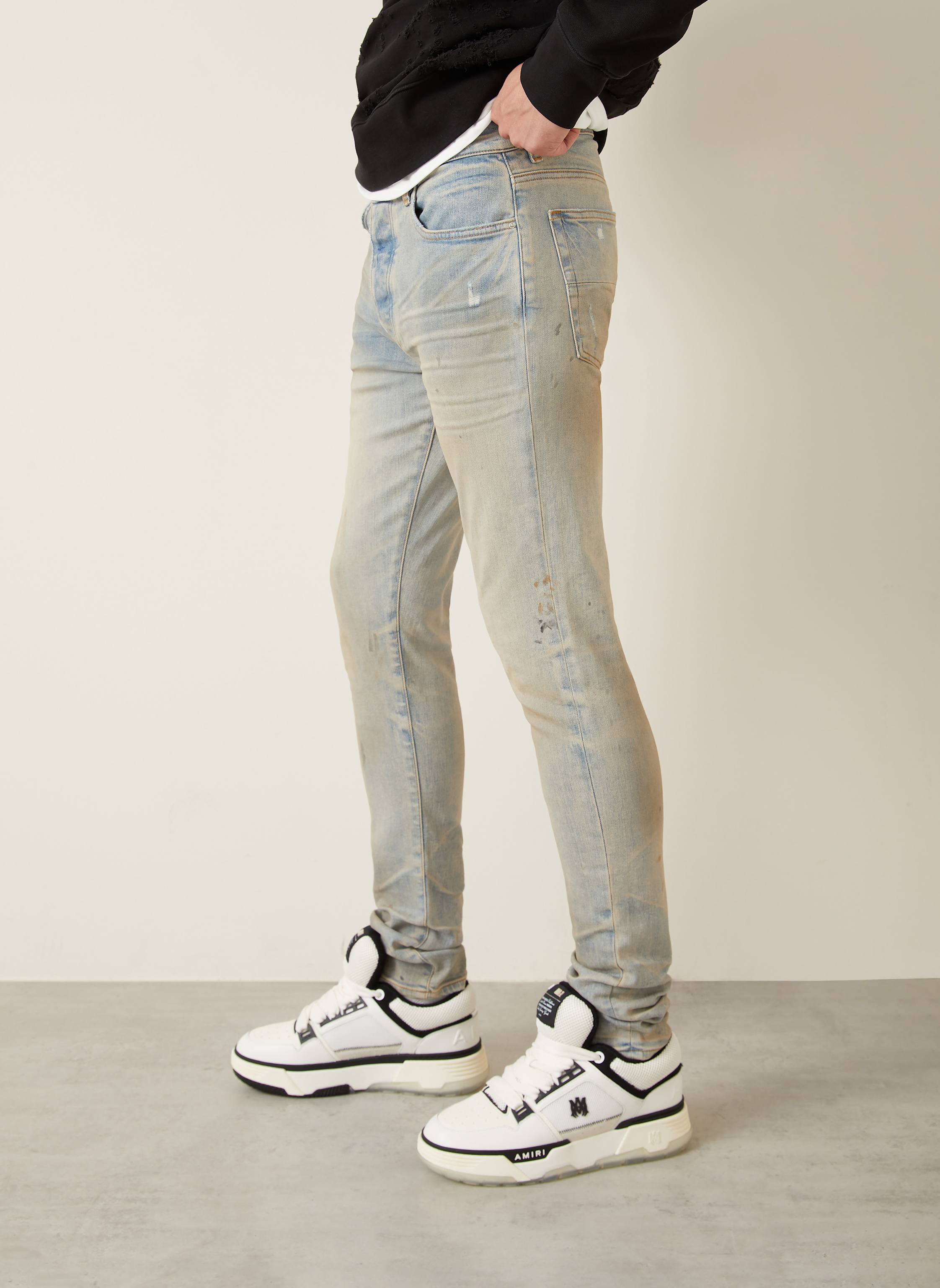 Thumbnail - Amiri Jeans Extra Slim Fit blau