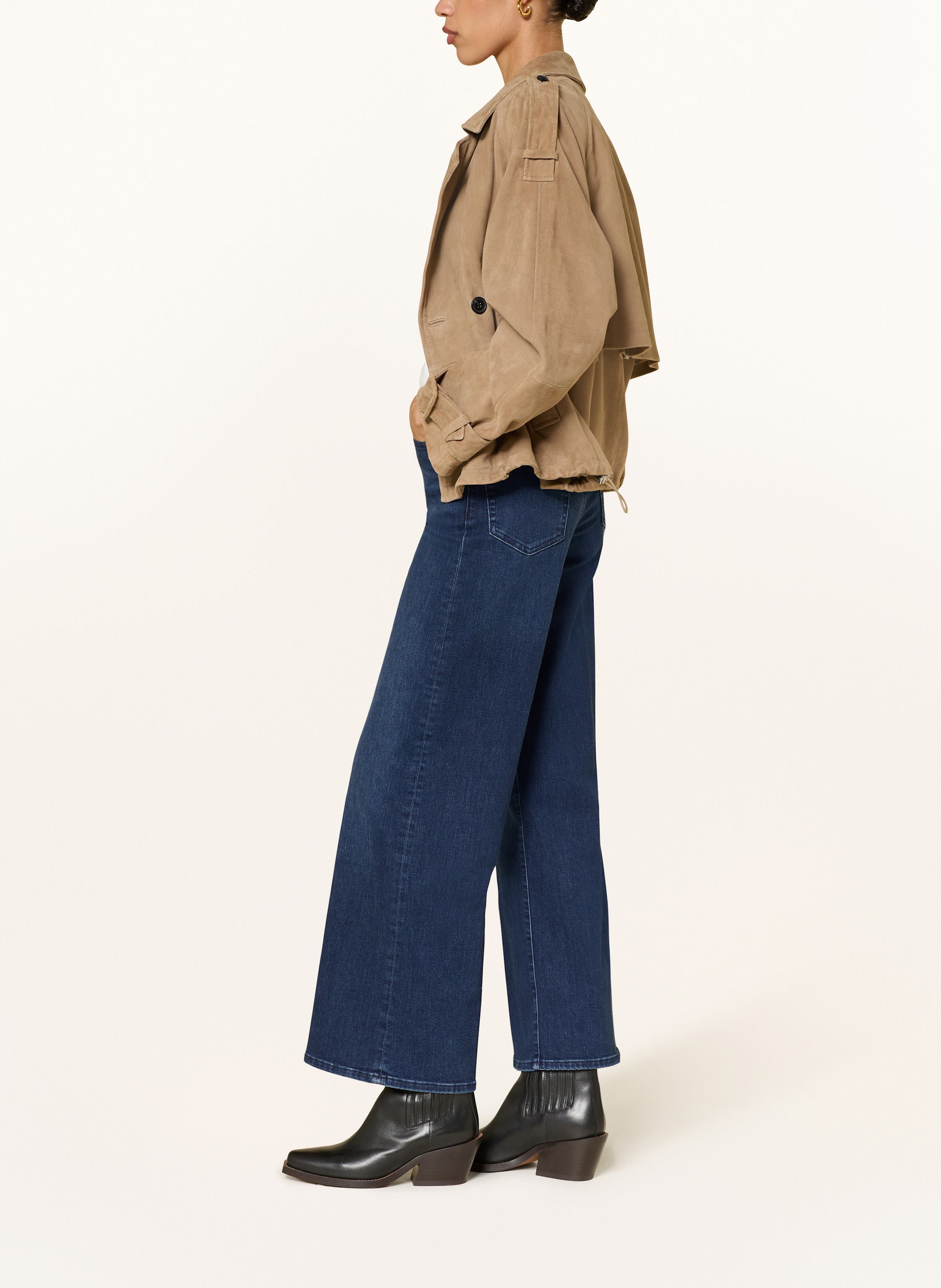 Thumbnail - Frame Straight Jeans Le Slim Palazzo blau