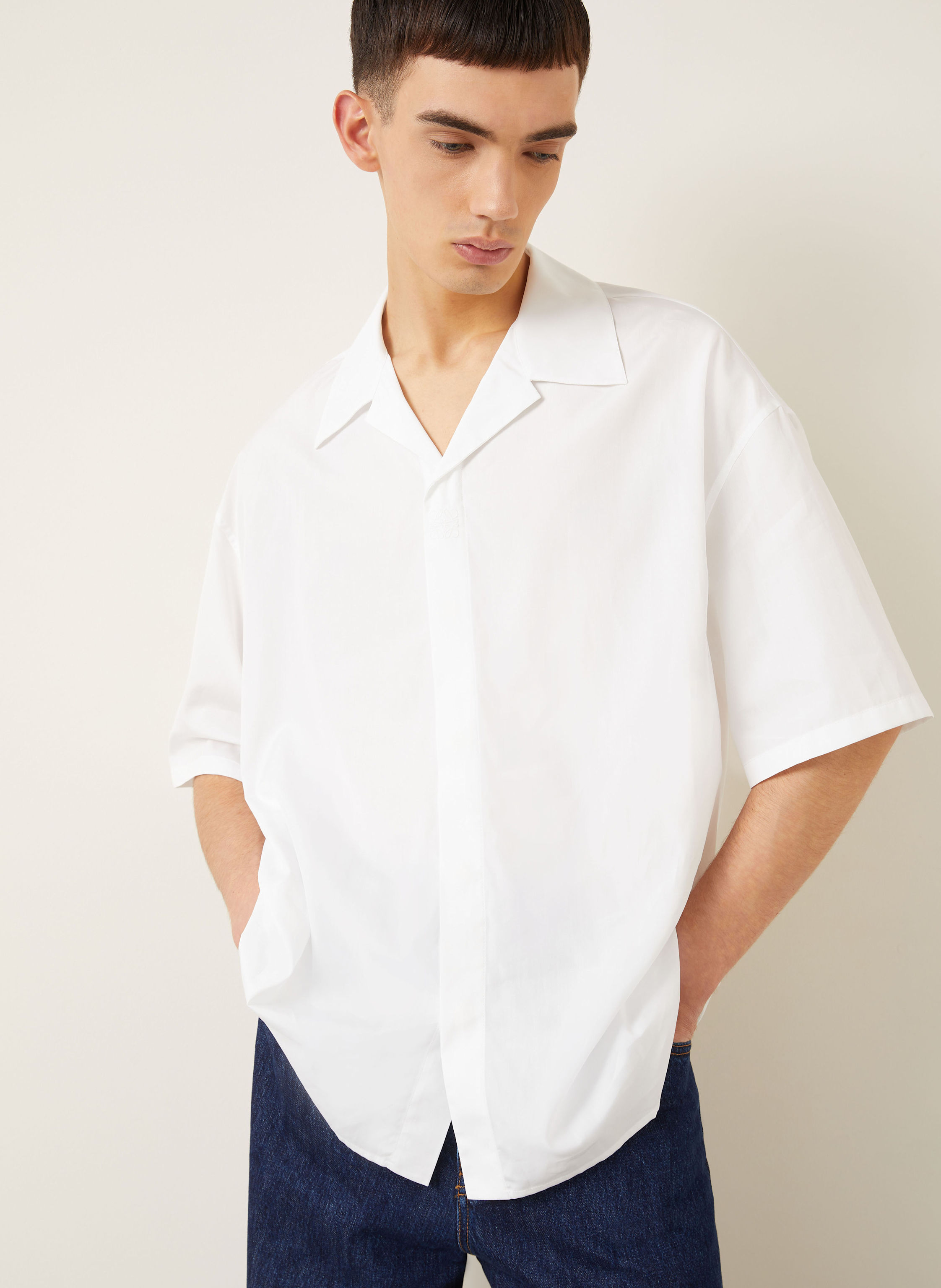 Thumbnail - Loewe Resorthemd Relaxed Fit weiss