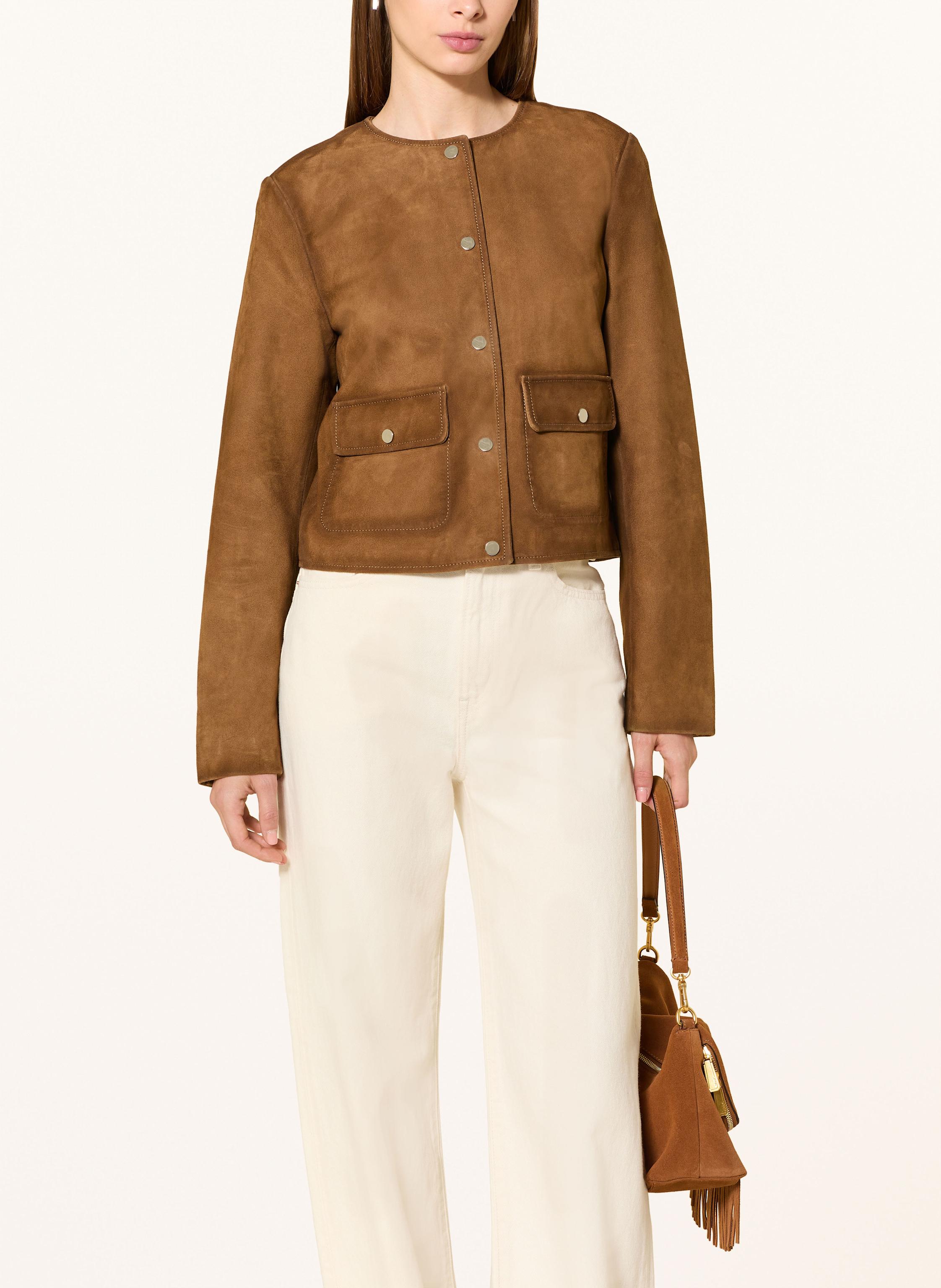 Thumbnail - Marc O'polo Lederjacke braun