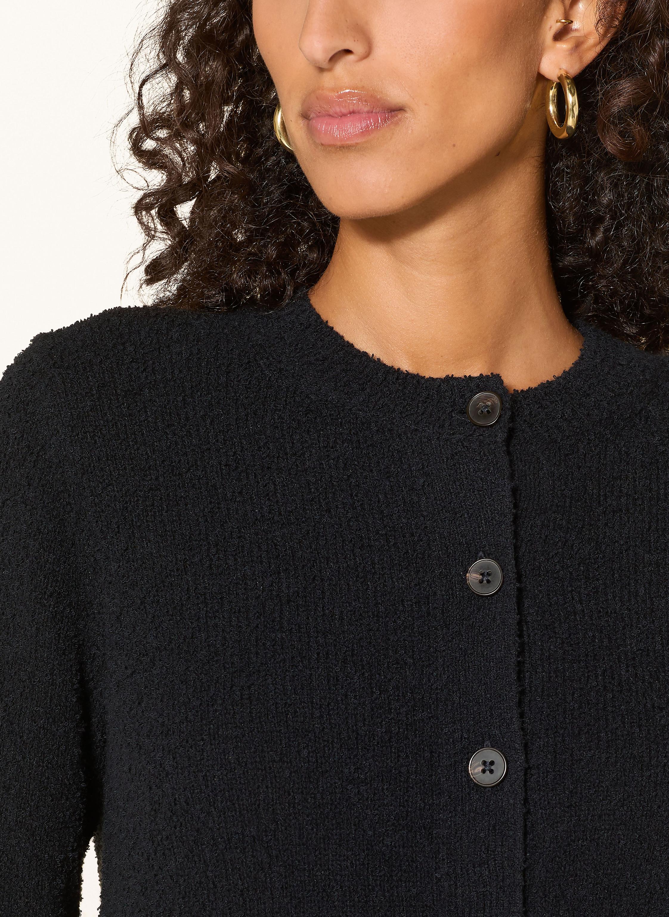 Thumbnail - Marc O'polo Bouclé-Strickjacke blau
