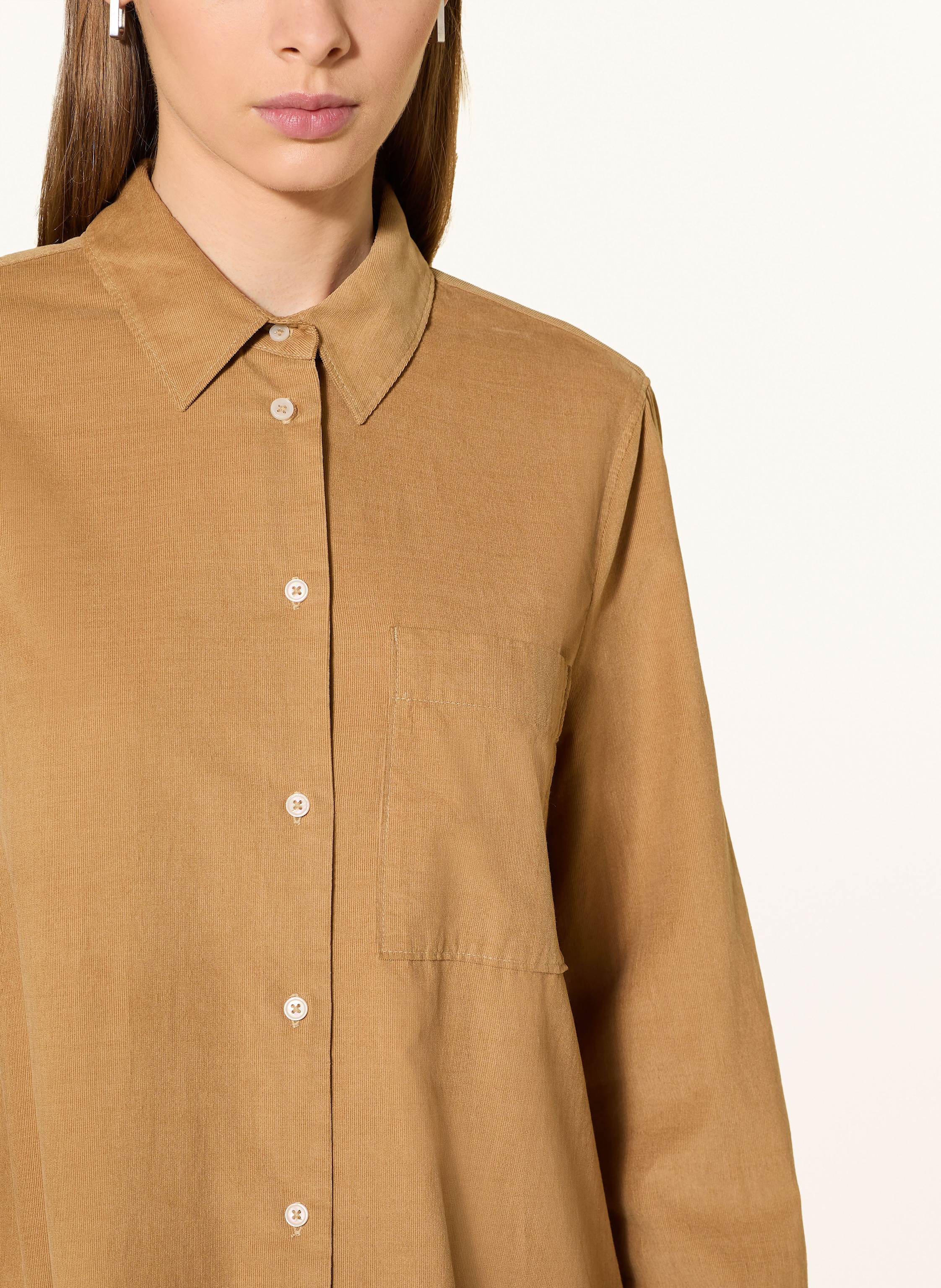 Thumbnail - Marc O'polo Hemdblusenkleid Aus Cord braun