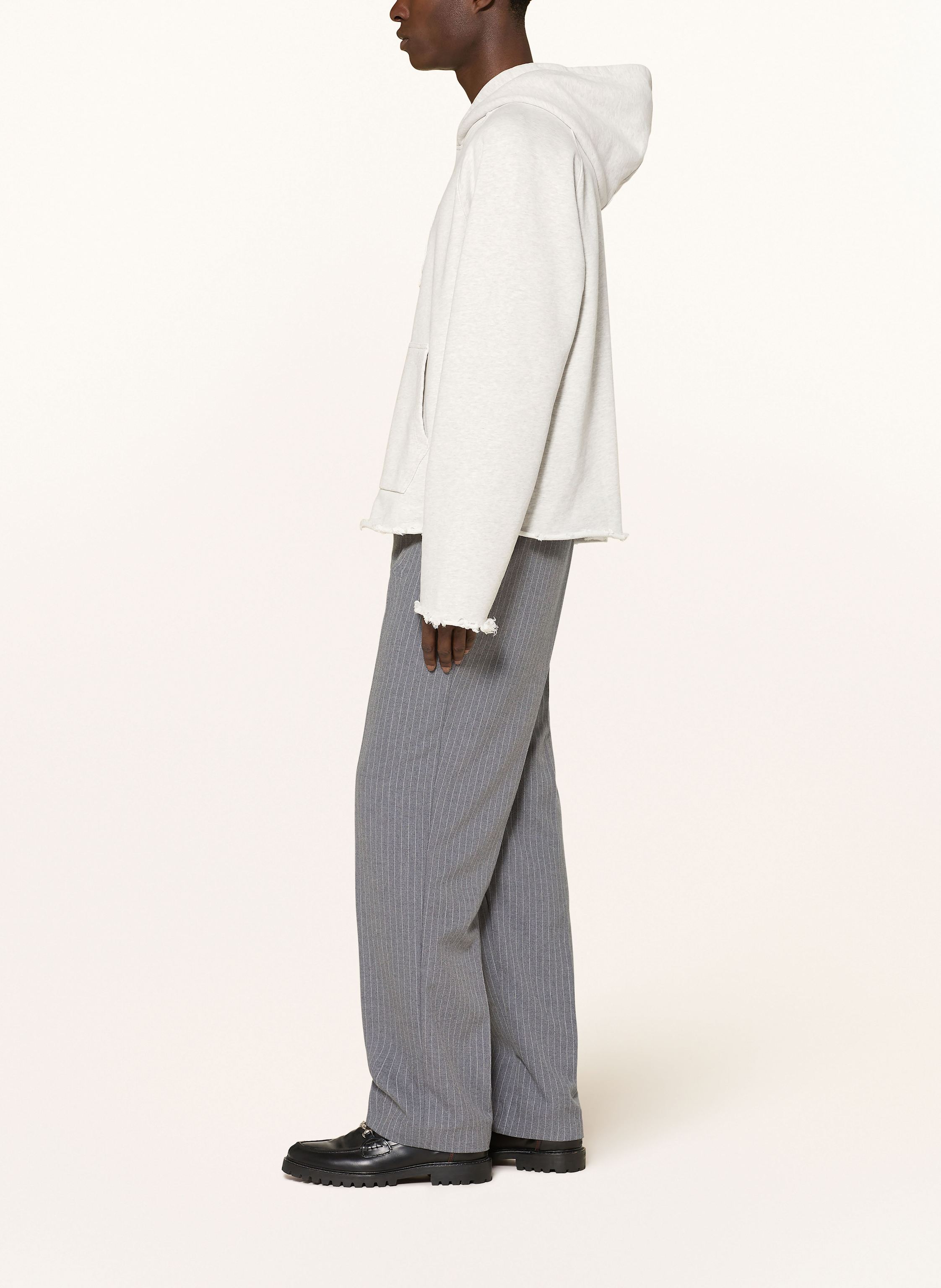 Thumbnail - About:Blank Oversized-Hoodie grau