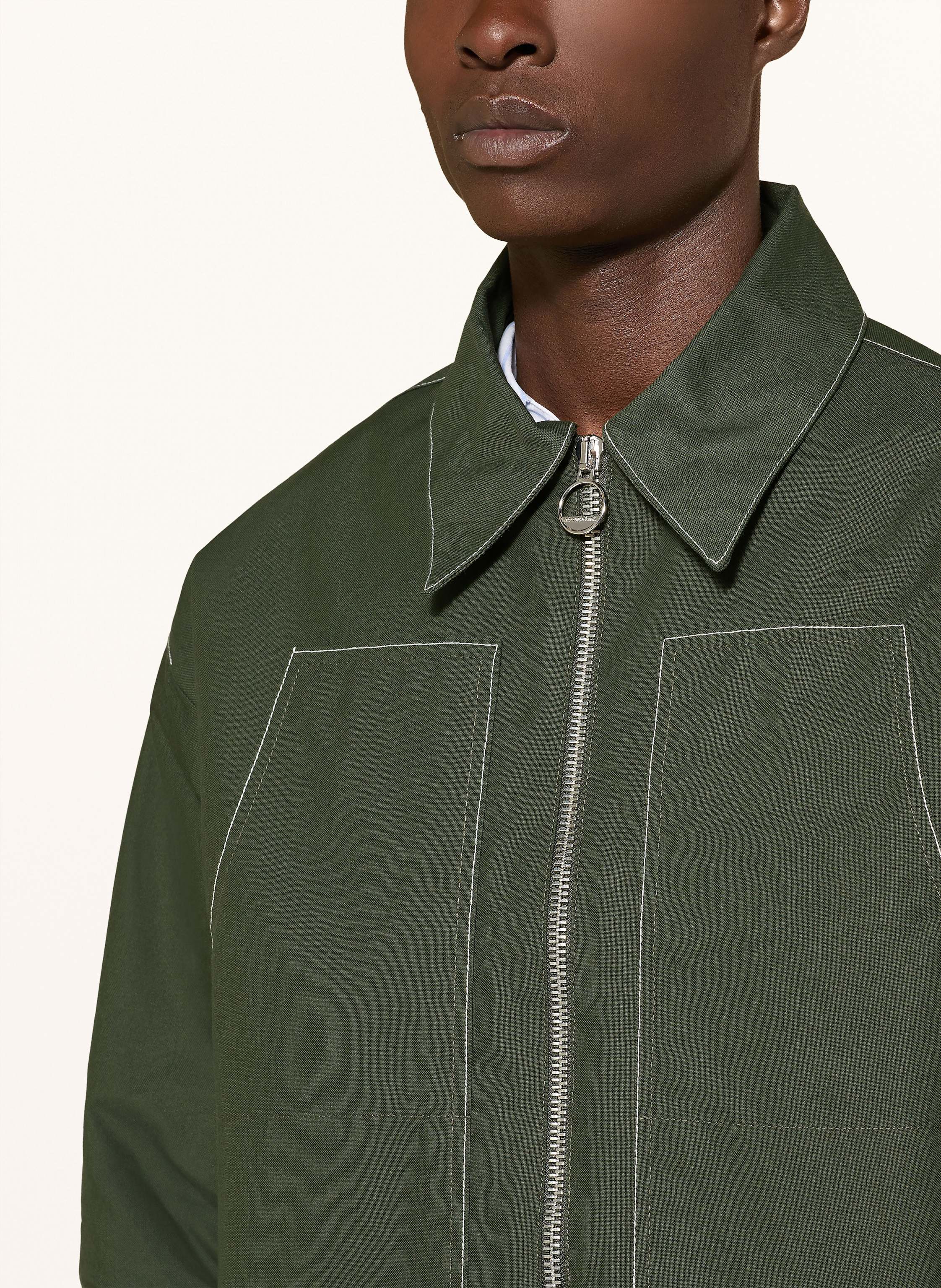 Thumbnail - About:Blank Overjacket gruen