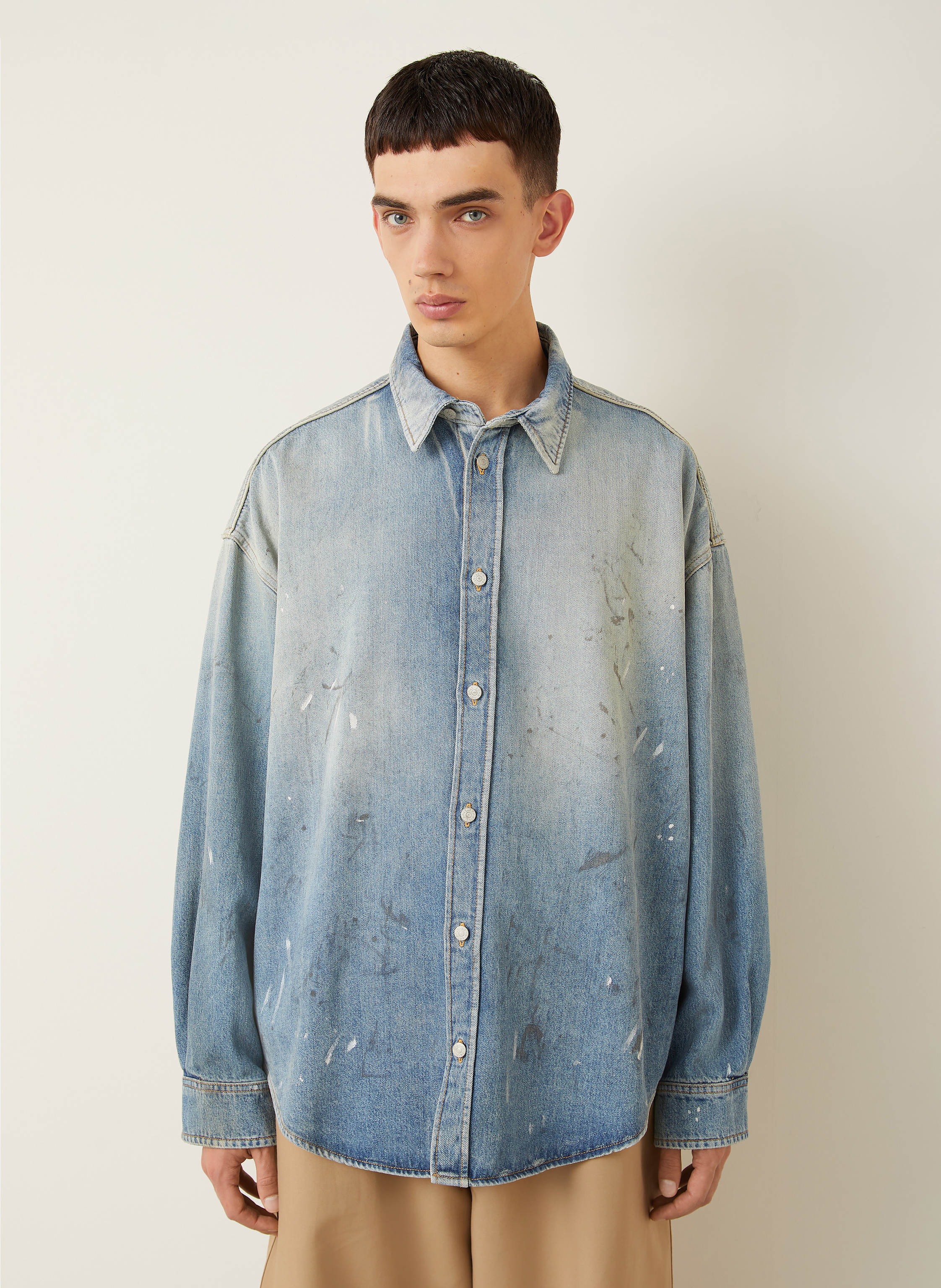 Thumbnail - Acne Studios Jeansjacke blau