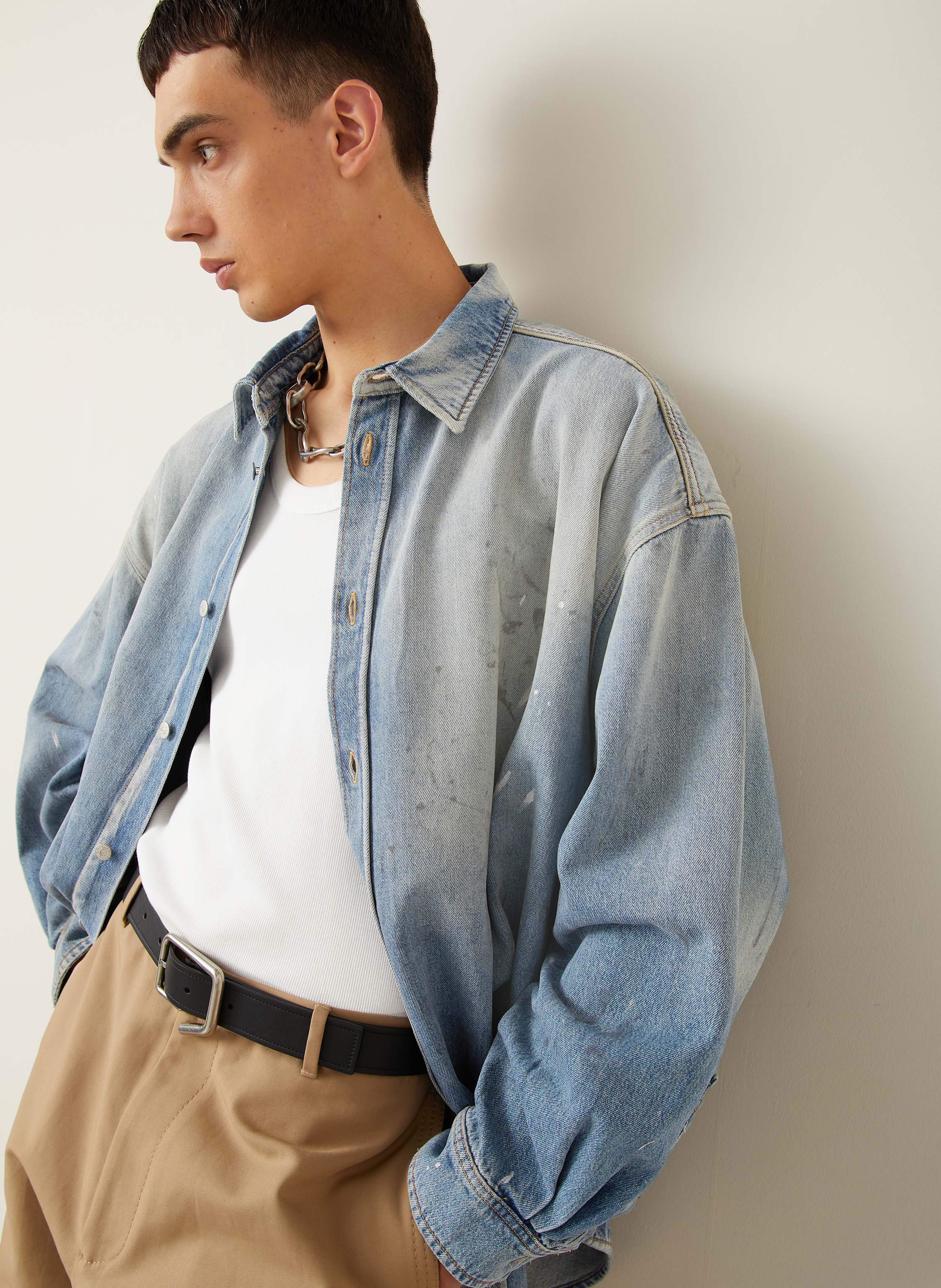 Thumbnail - Acne Studios Jeansjacke blau