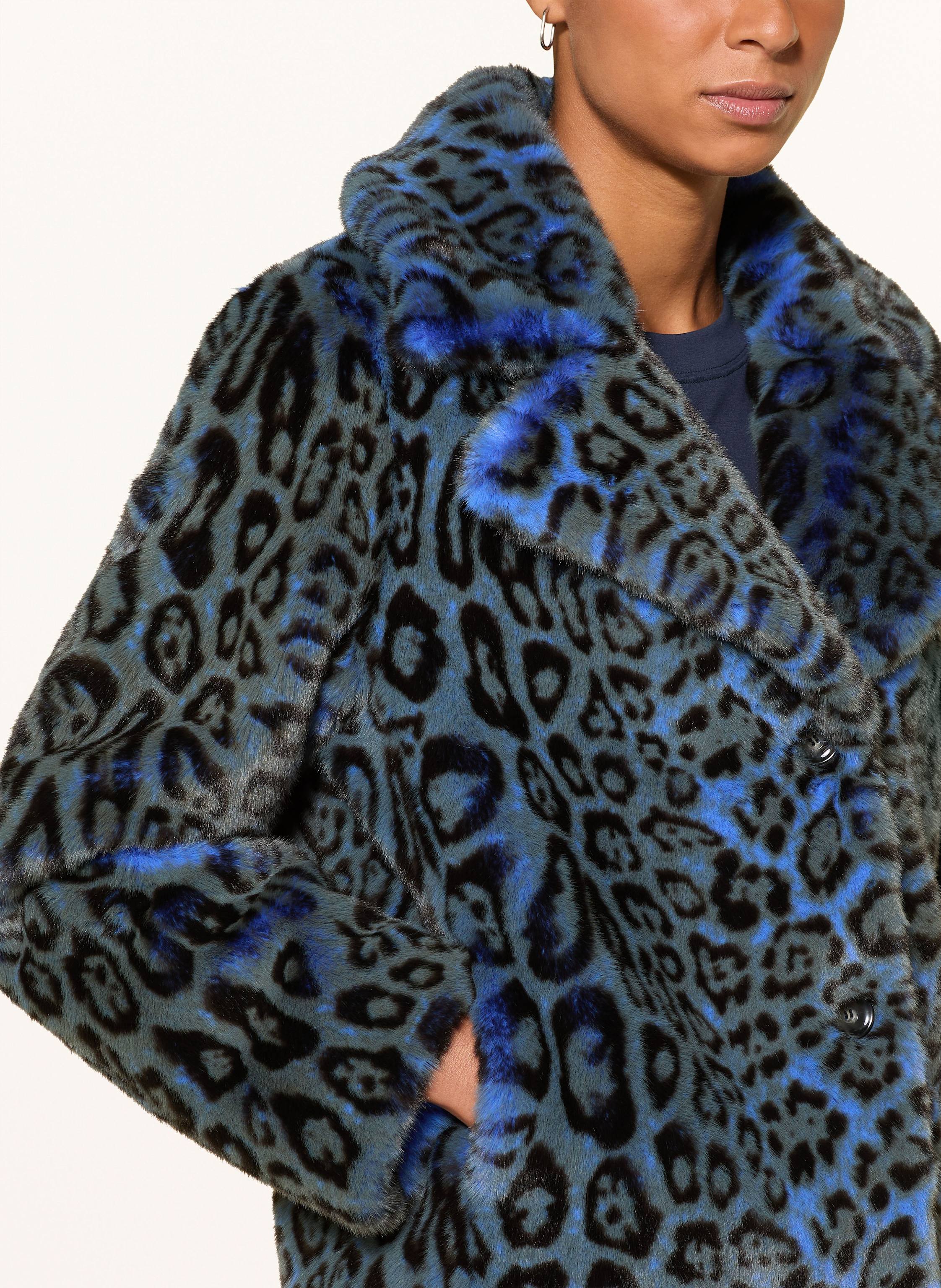 Thumbnail - Rich & Royal Kunstpelz-Jacke blau