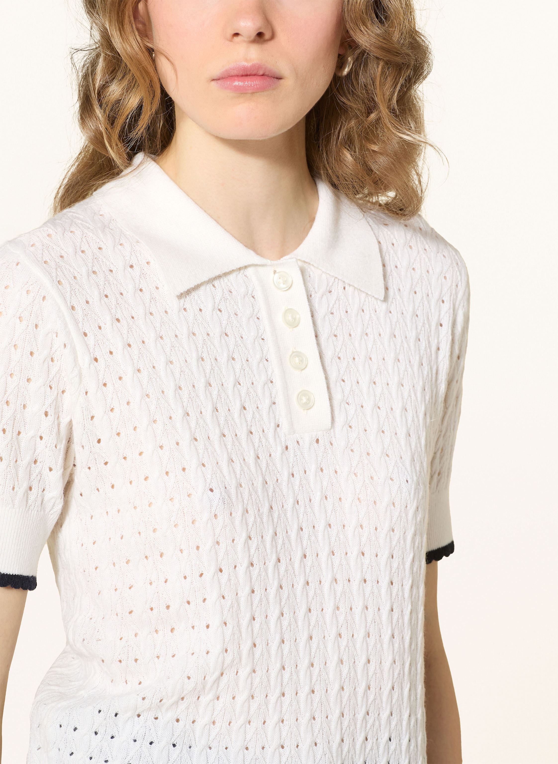 Thumbnail - Rich & Royal Strick-Poloshirt weiss