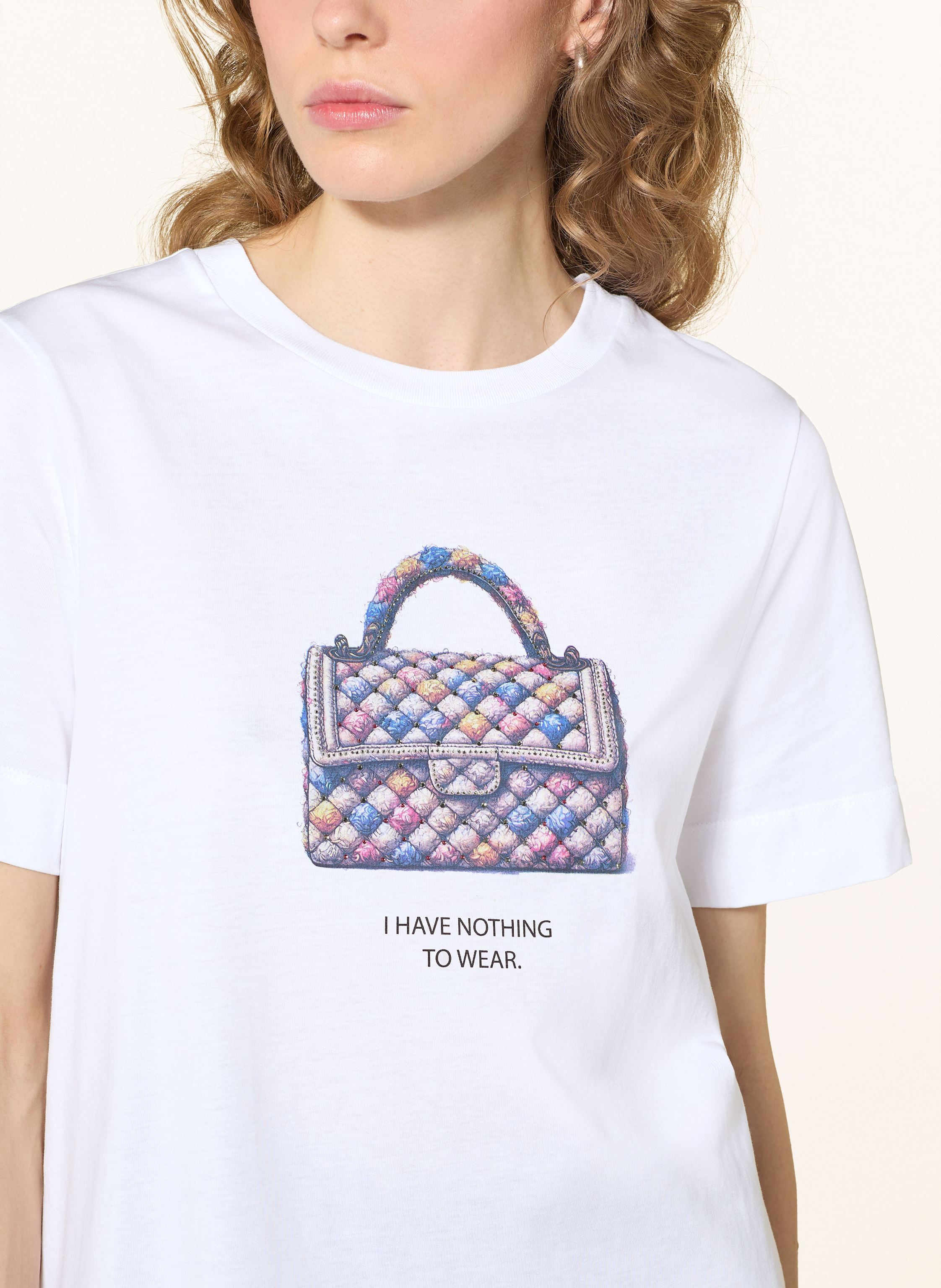 Thumbnail - Rich & Royal T-Shirt Mit Schmucksteinen weiss