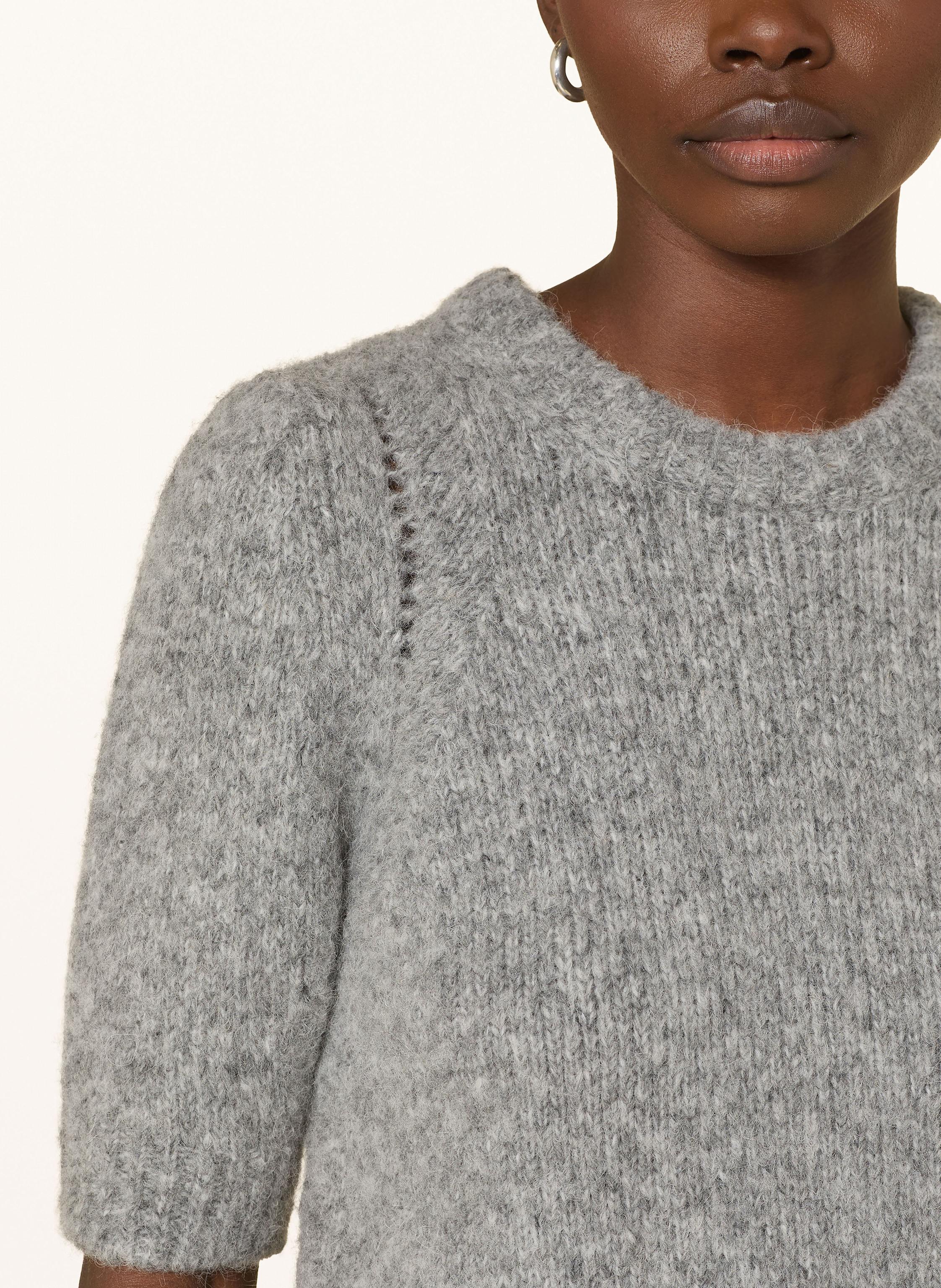 Thumbnail - Rich & Royal Strickshirt Mit Alpaka silber