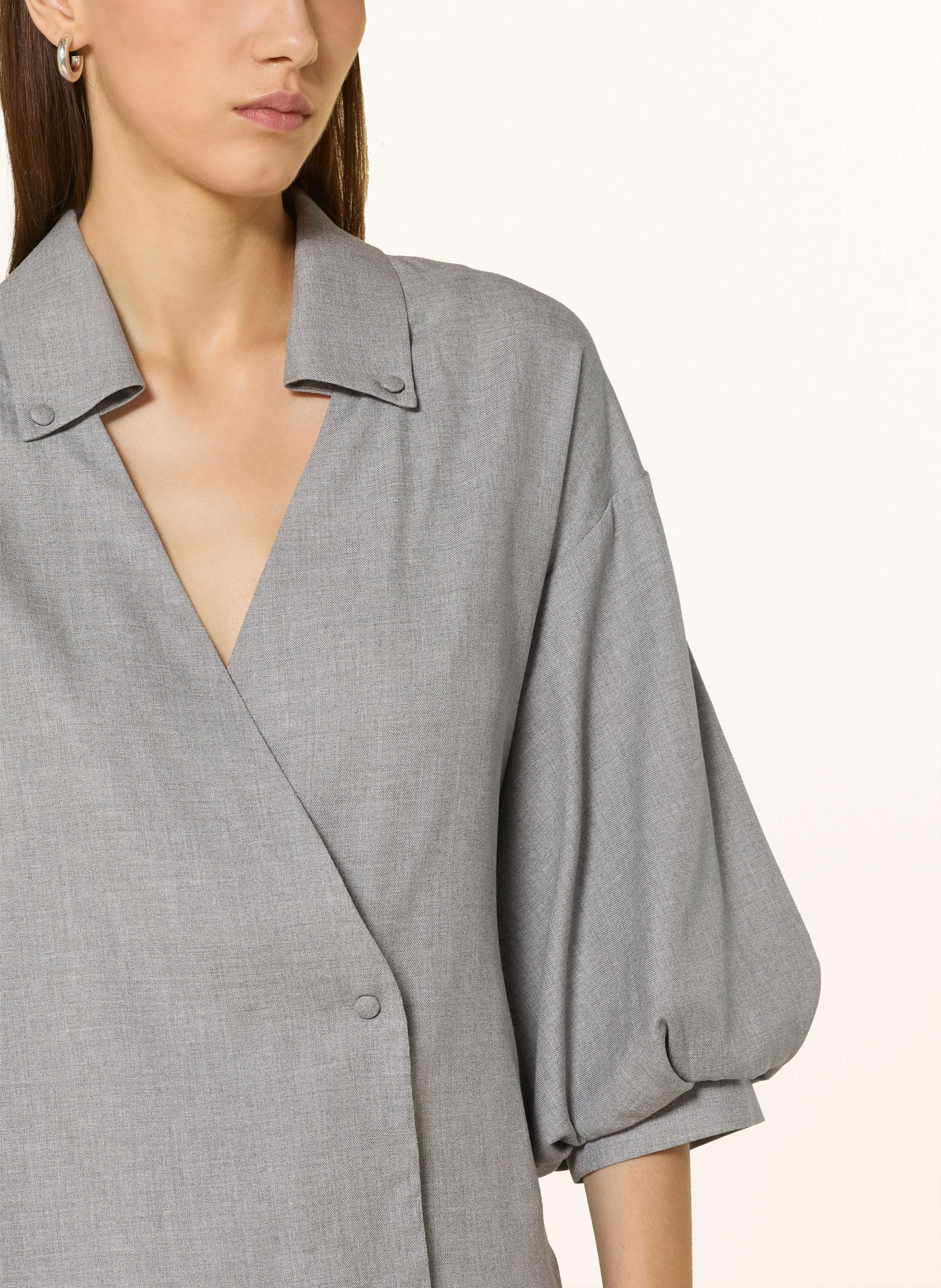 Thumbnail - Rich & Royal Wickelbluse silber