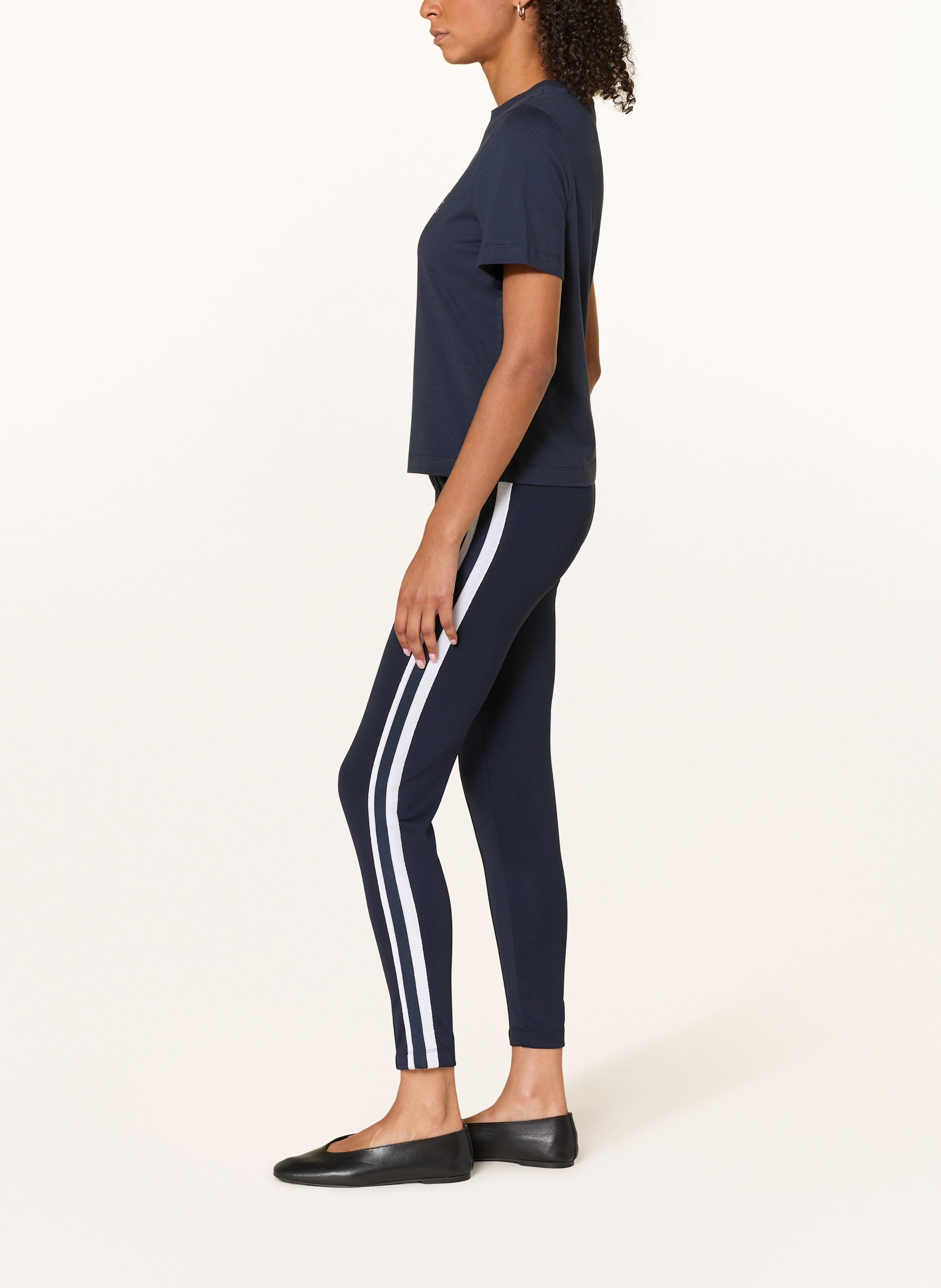 Thumbnail - Rich & Royal Leggings Mit Galonstreifen blau