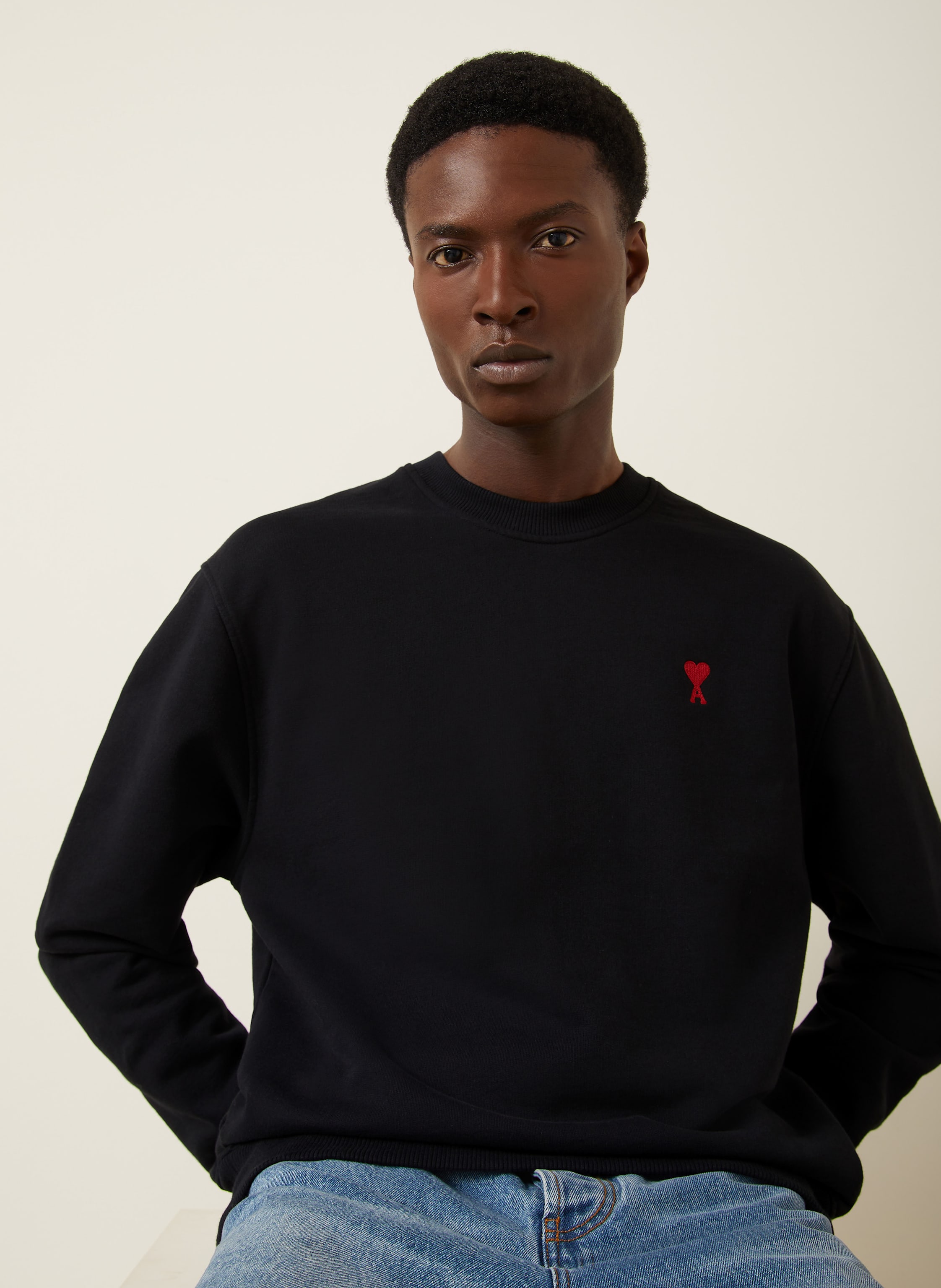 Thumbnail - Ami Paris Sweatshirt schwarz