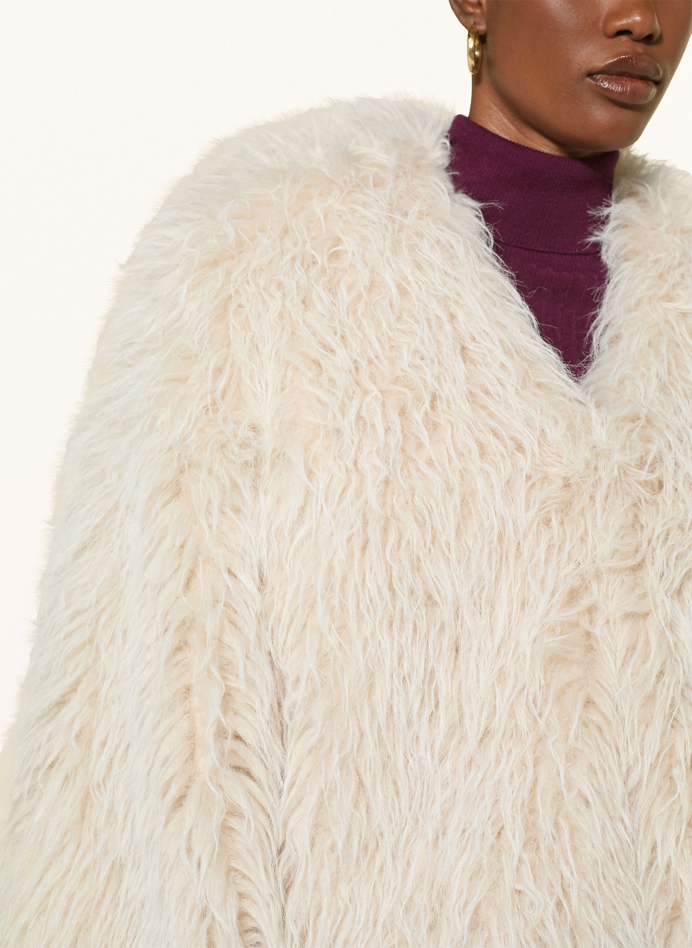 Thumbnail - Eleh Kunstfell-Jacke weiss