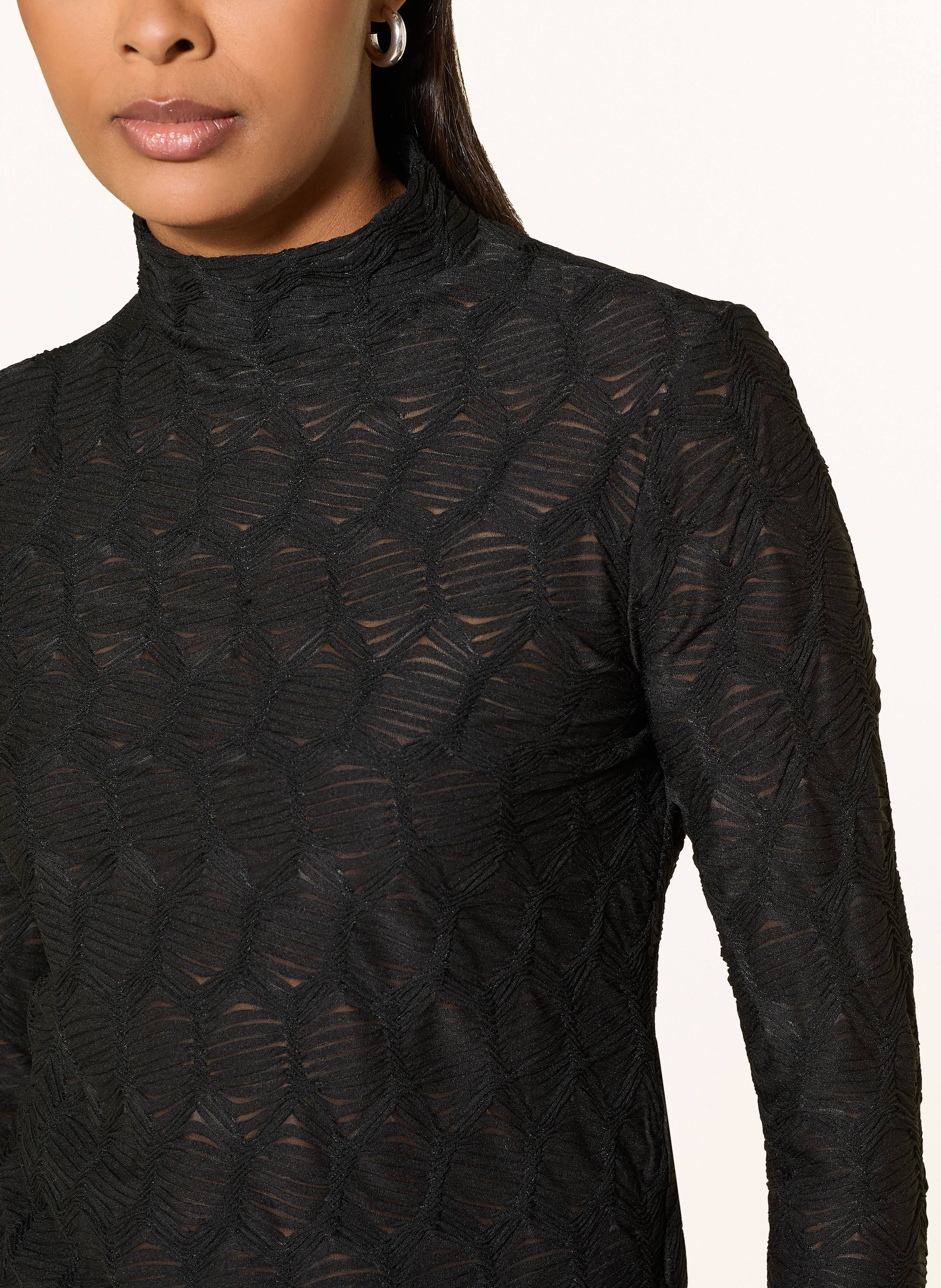 Thumbnail - Joseph Ribkoff Longsleeve Aus Mesh schwarz