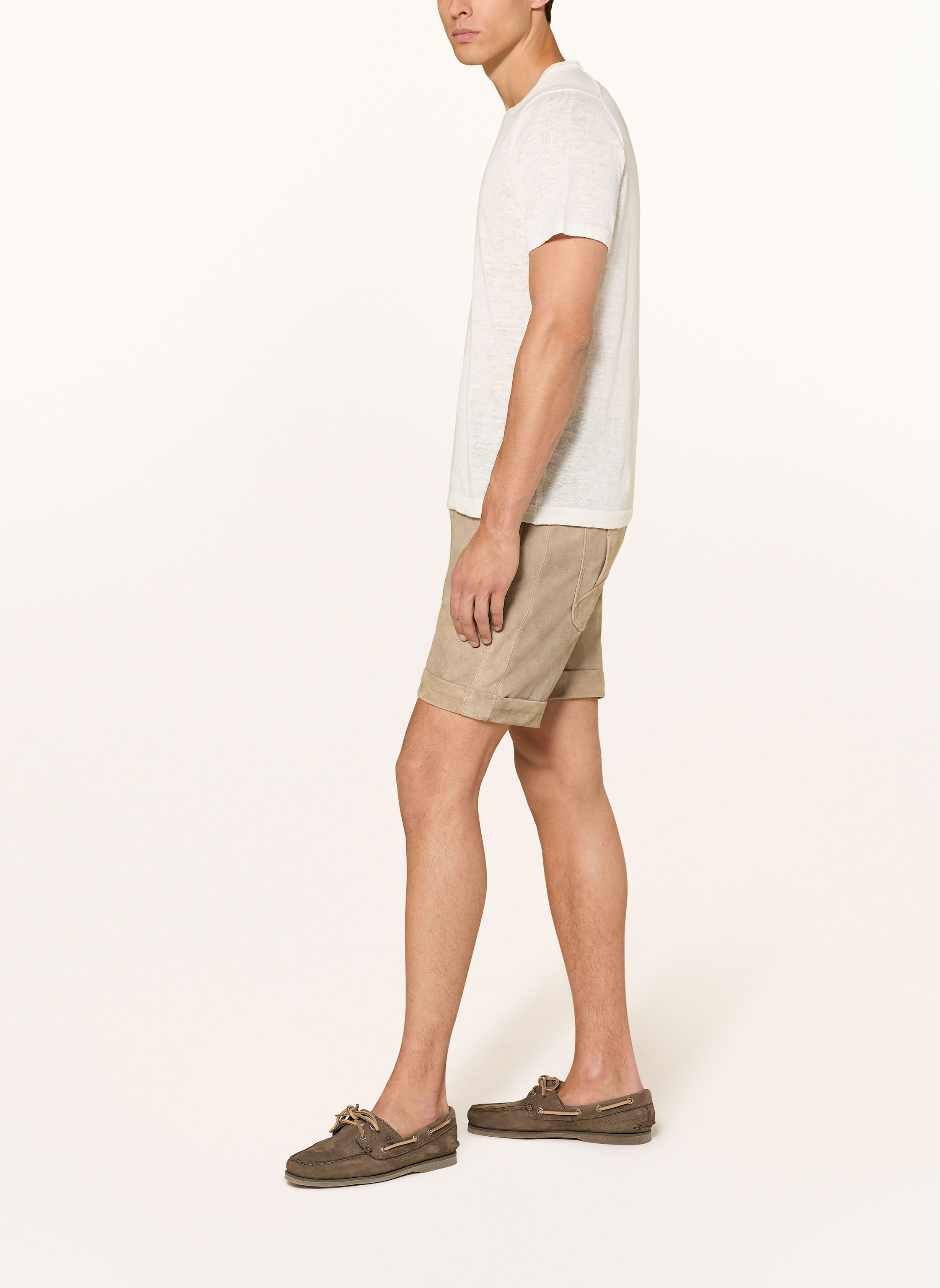 Thumbnail - Meindl Lederhose Bullrider Short beige