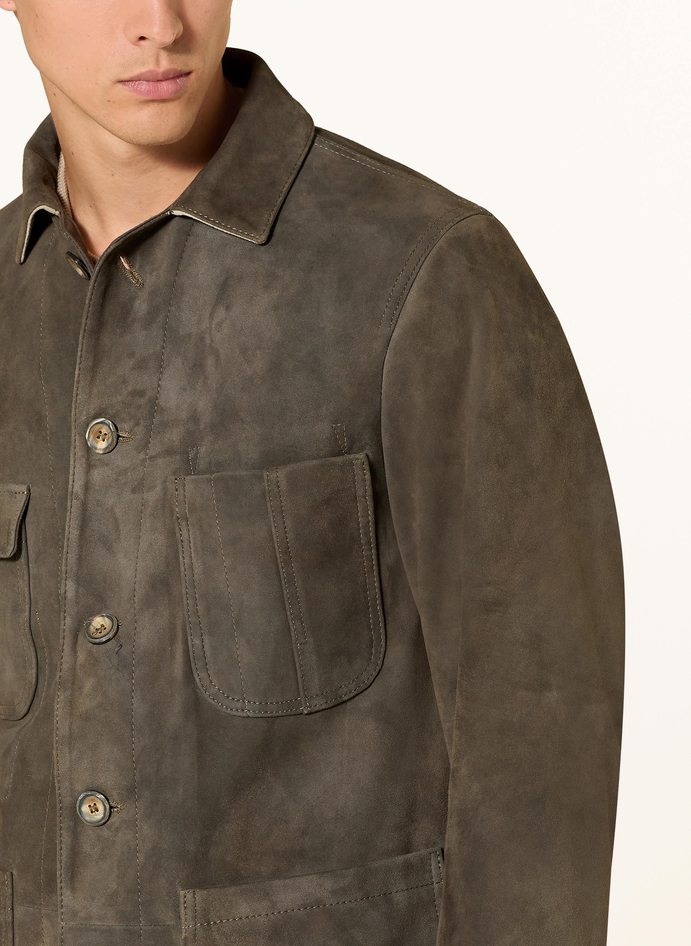 Thumbnail - Meindl Leder-Overjacket Coach grau