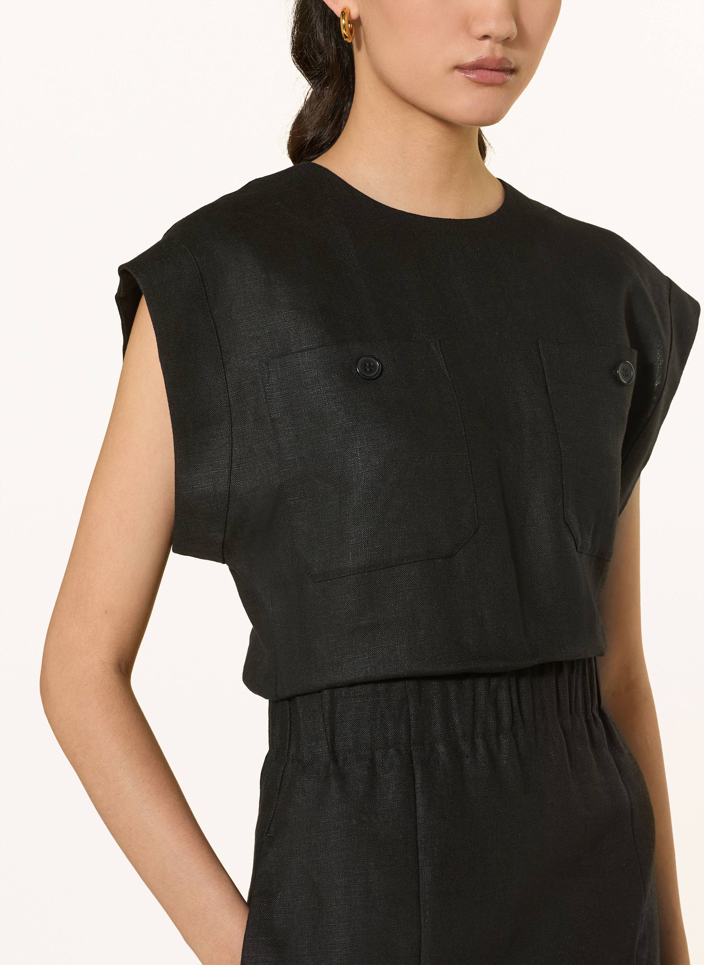 Thumbnail - Reiss Leinenkleid Karly schwarz