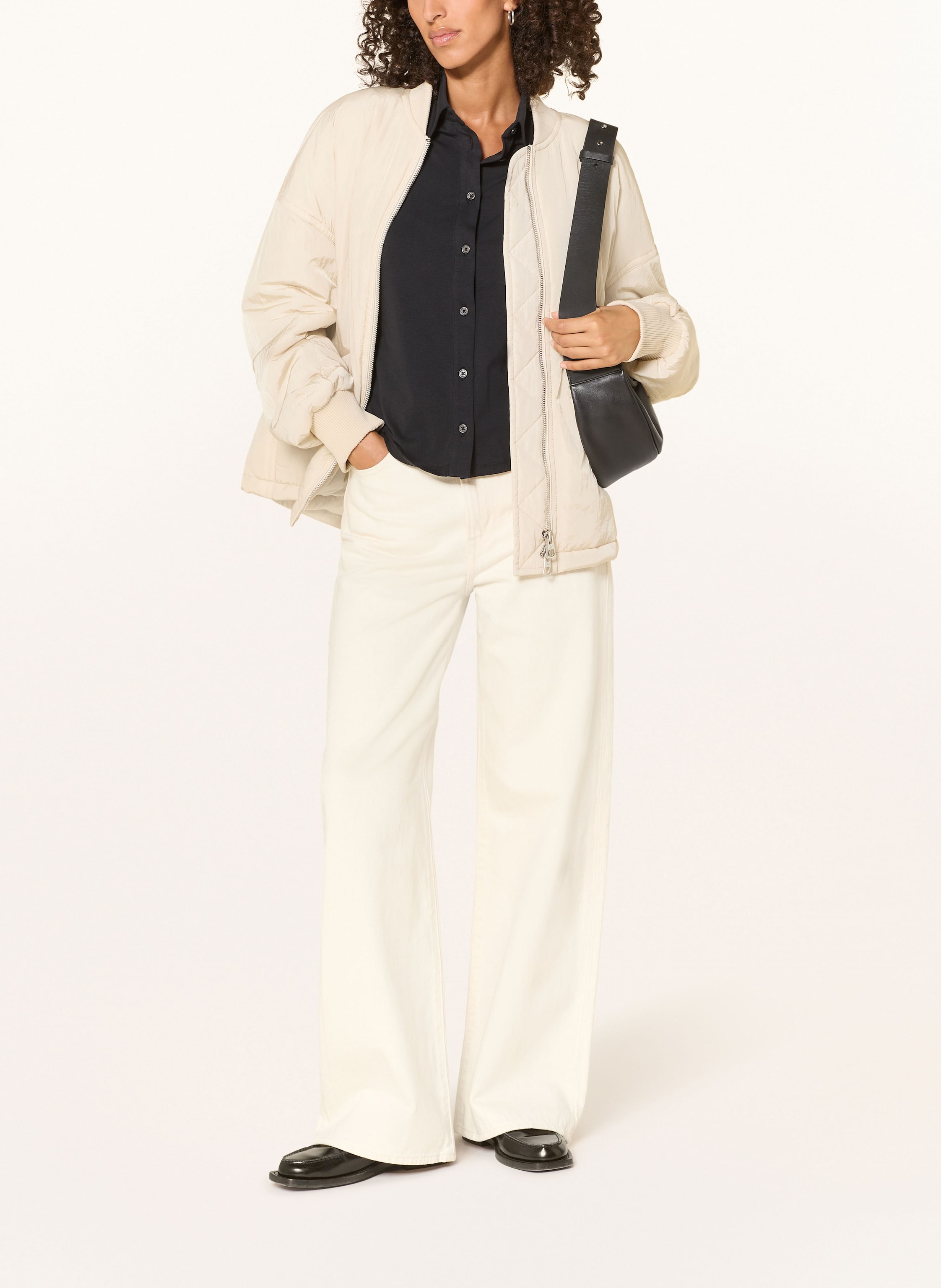 Thumbnail - Marc O'polo Hemdbluse Aus Jersey blau