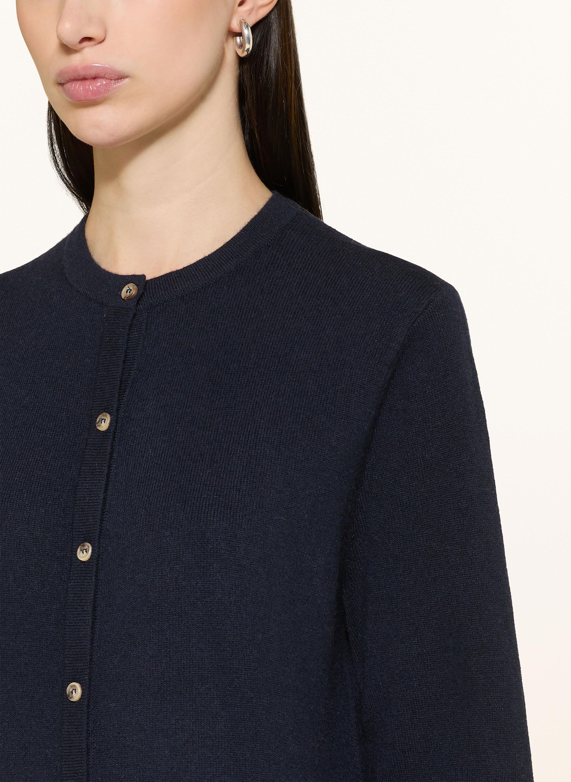 Thumbnail - Soft Goat Strickjacke Aus Cashmere blau