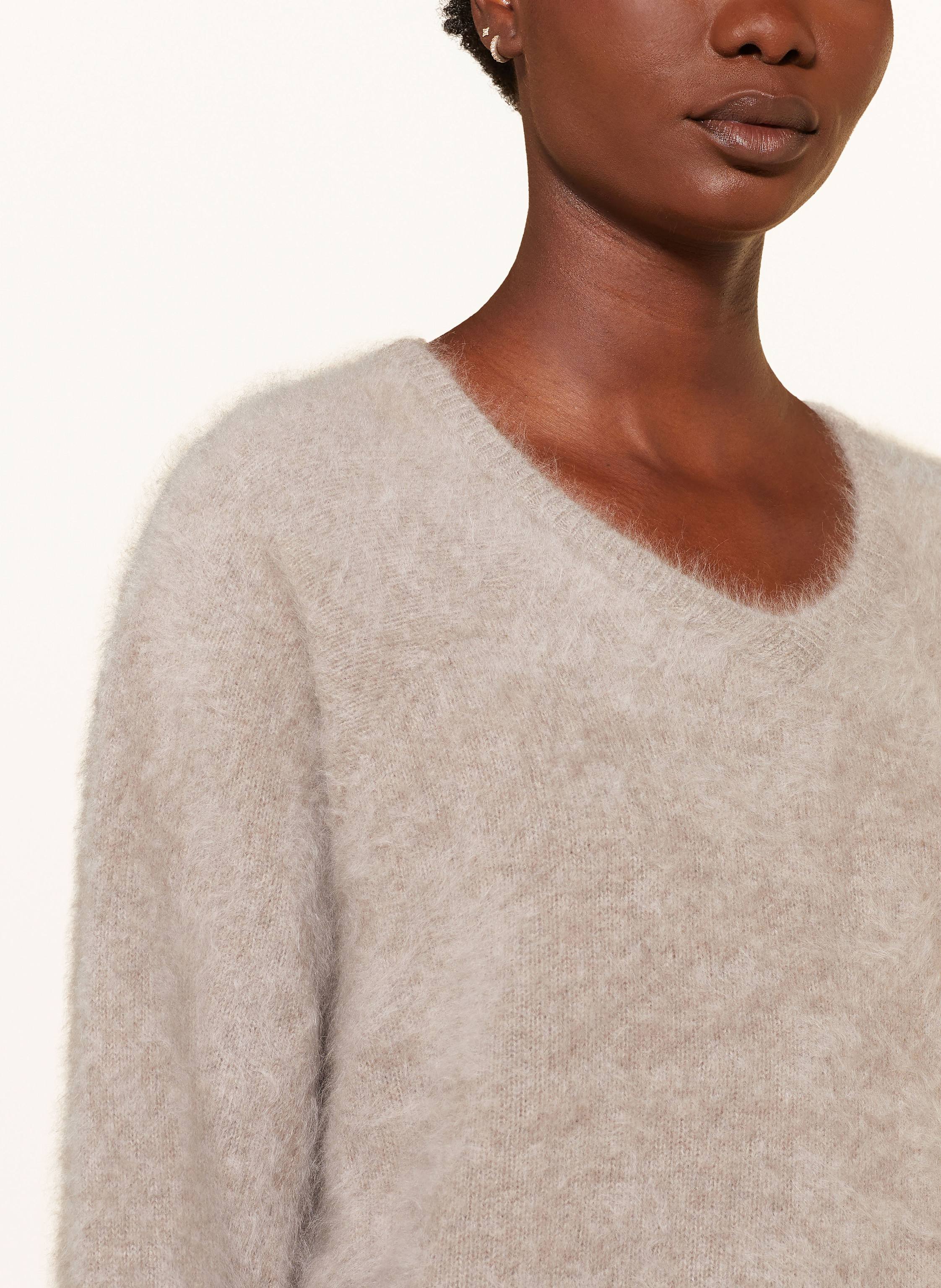 Thumbnail - Soft Goat Cashmere-Pullover beige