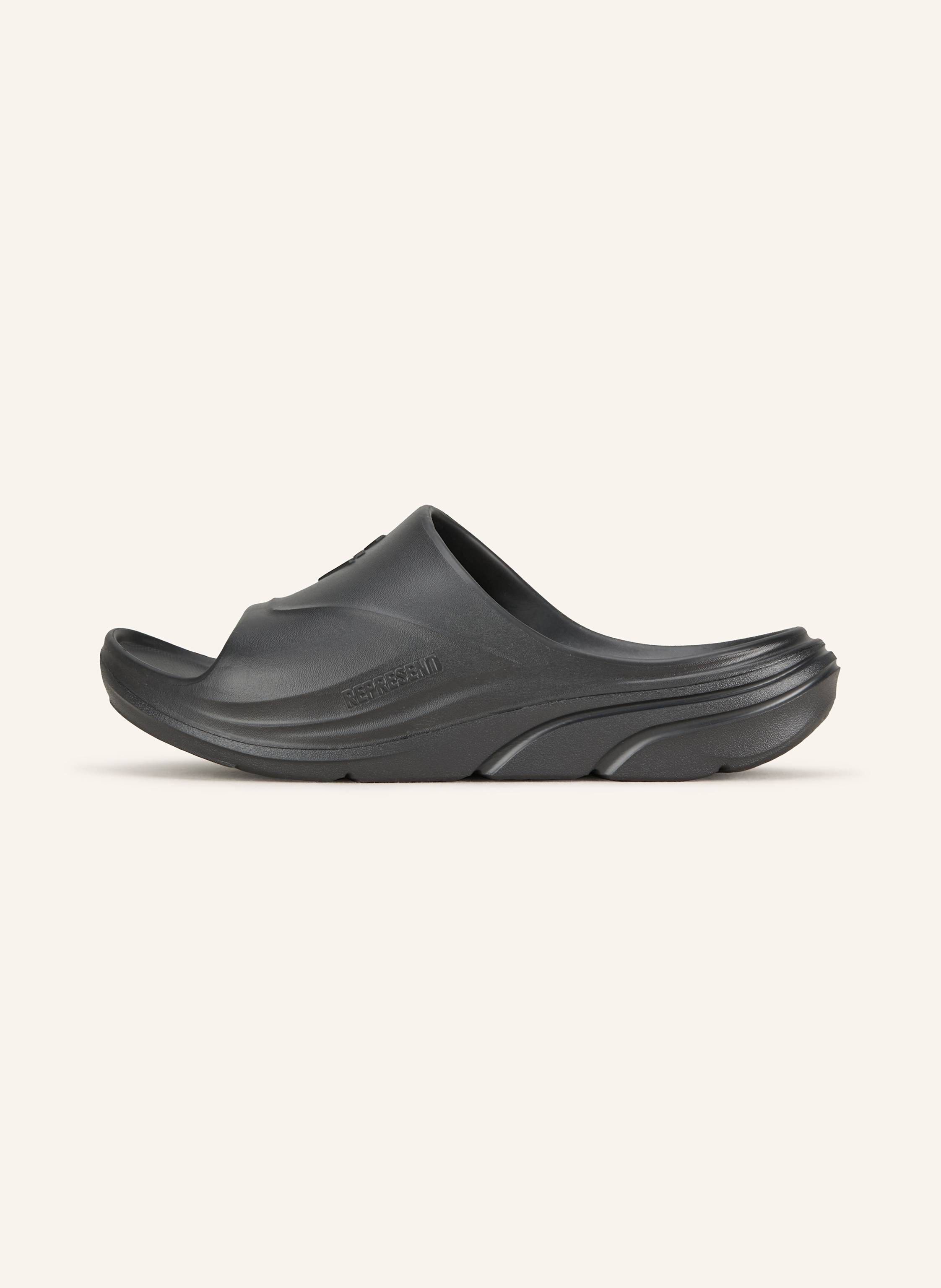 Thumbnail - 247 Represent Pantoletten Recovery schwarz