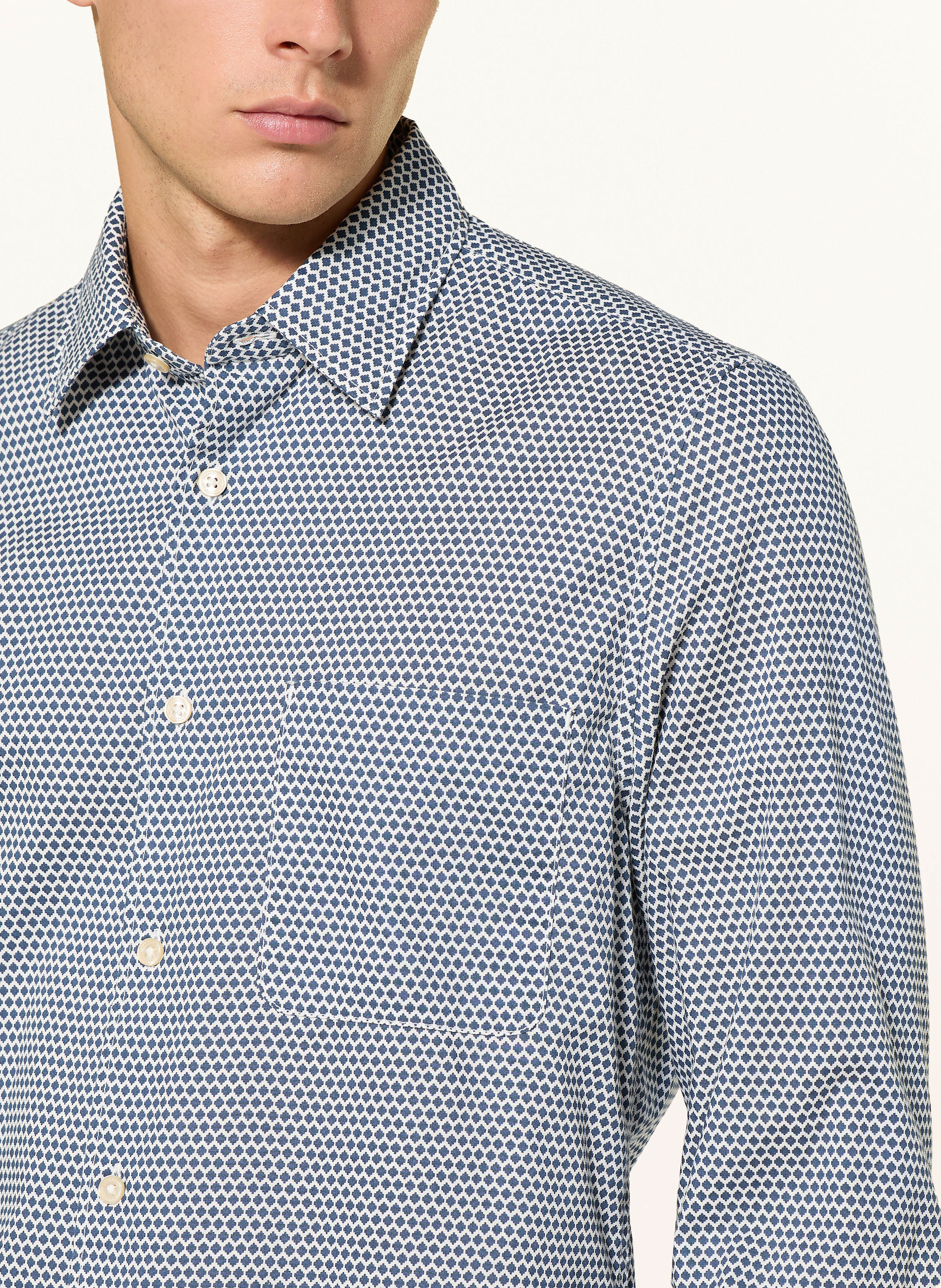 Thumbnail - Marc O'polo Hemd Shaped Fit blau