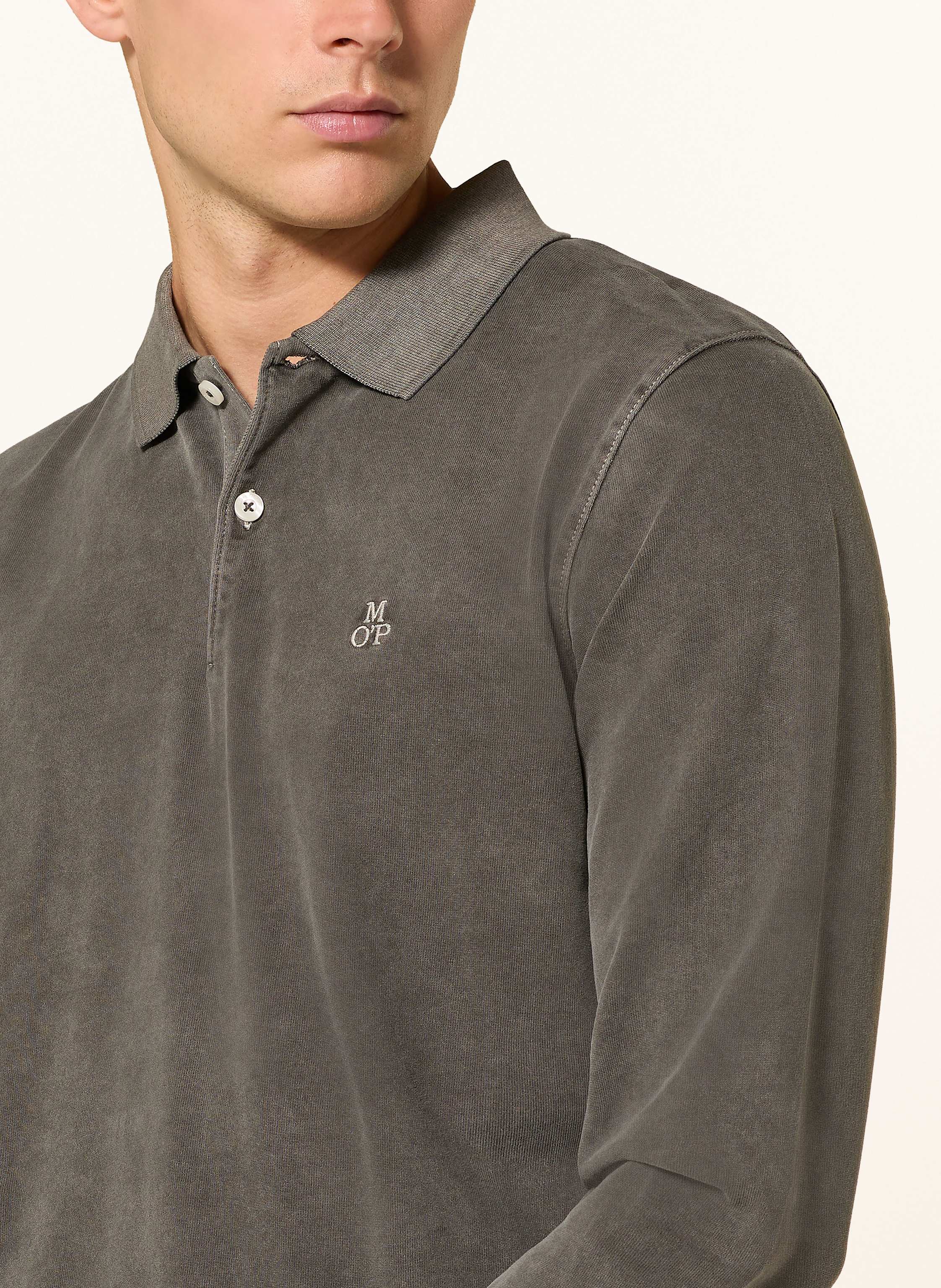 Thumbnail - Marc O'polo Jersey-Poloshirt gruen