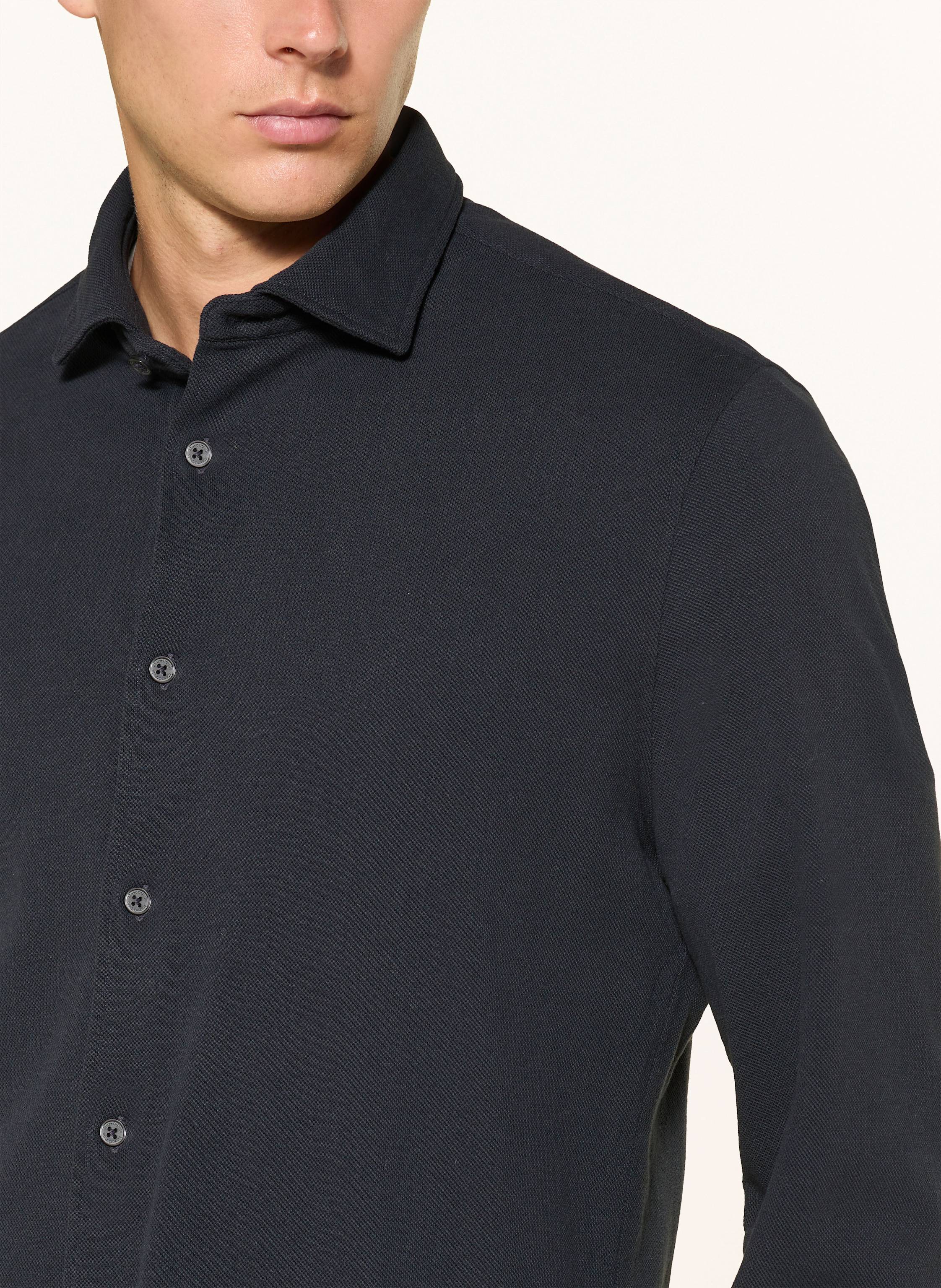 Thumbnail - Marc O'polo Piqué-Hemd Shaped Fit blau