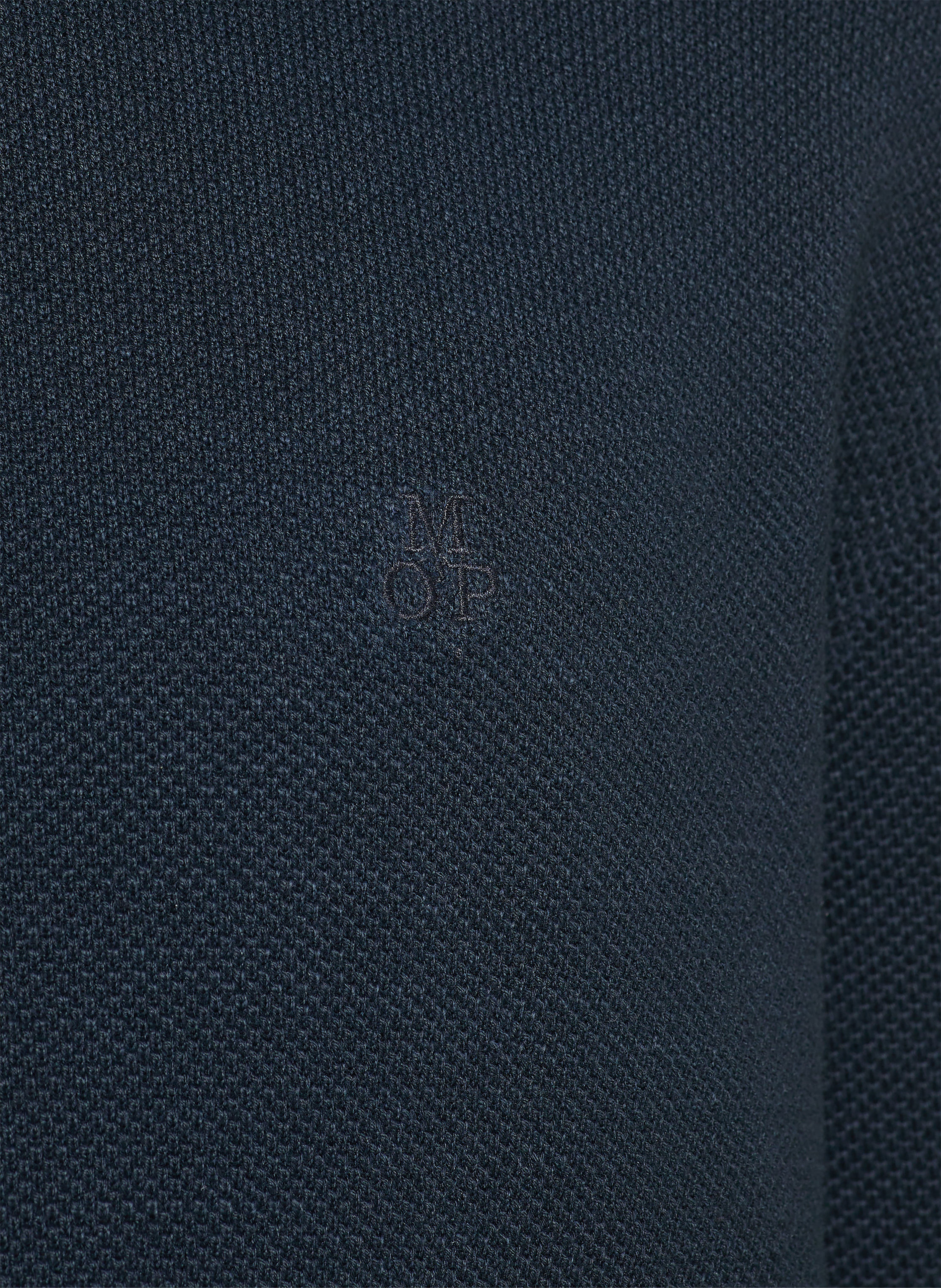 Thumbnail - Marc O'polo Piqué-Pullover blau