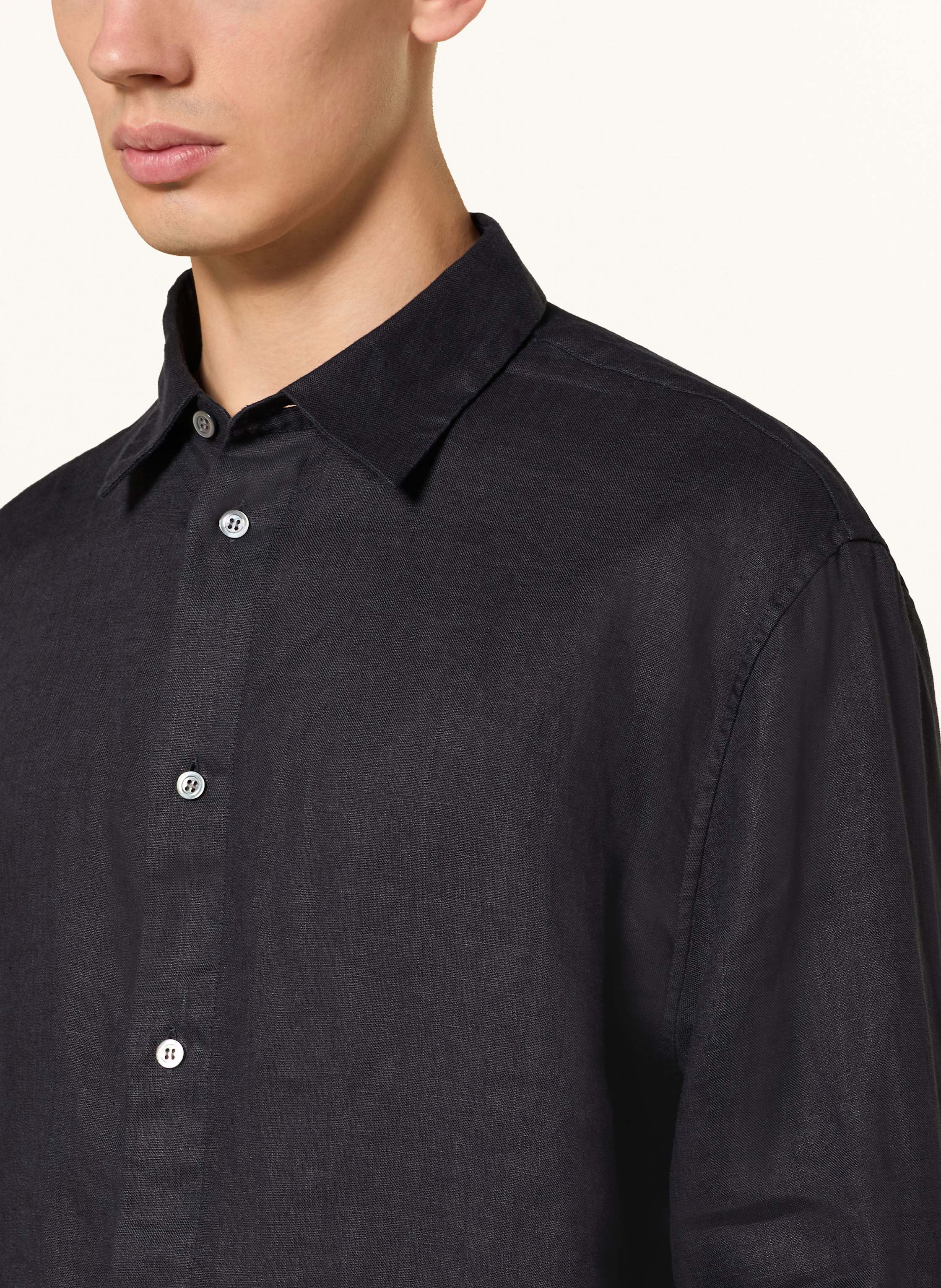 Thumbnail - Cos Leinenhemd Relaxed Fit blau