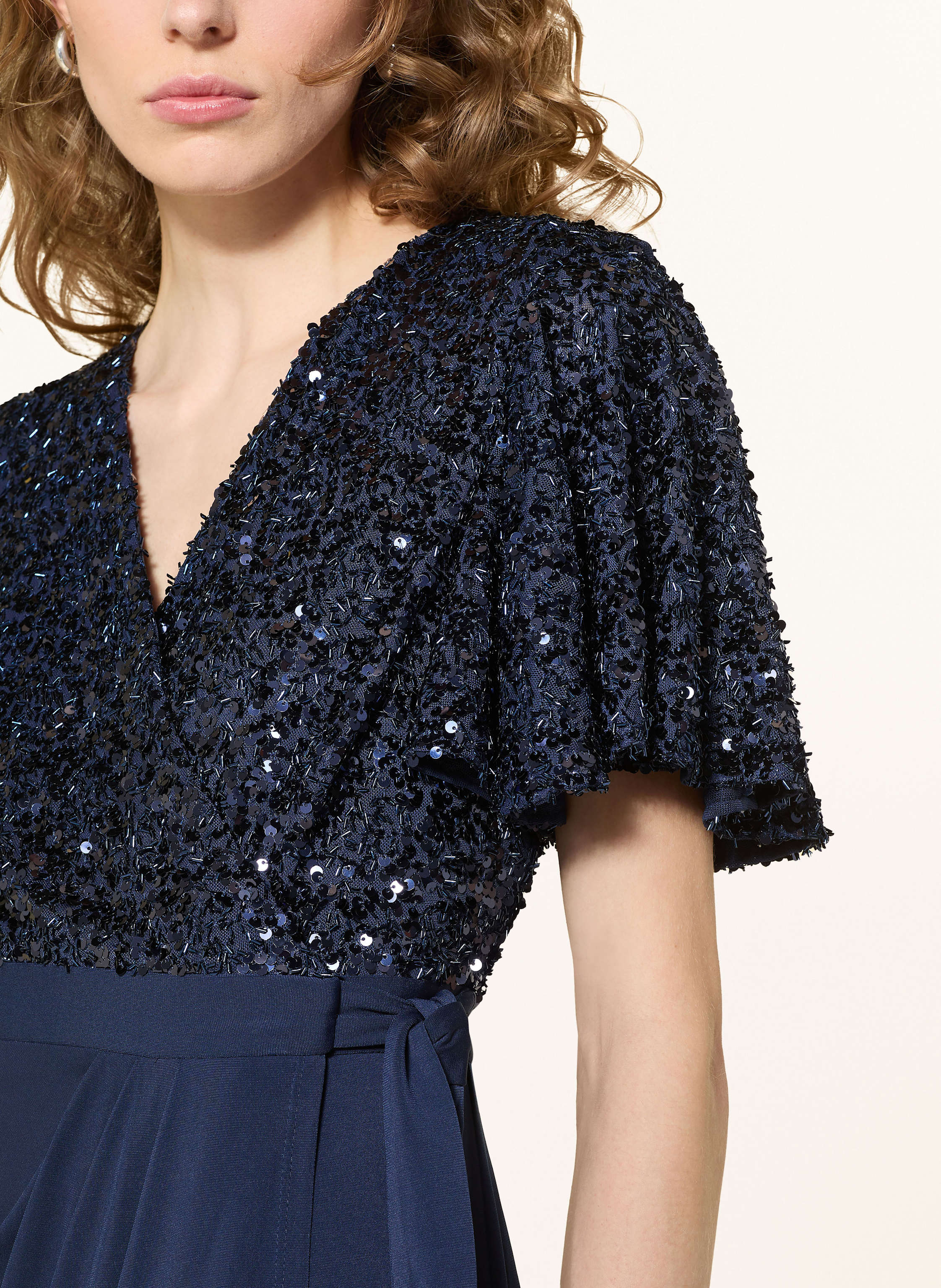 Thumbnail - Phase Eight Wickelkleid Janessa Mit Pailletten blau