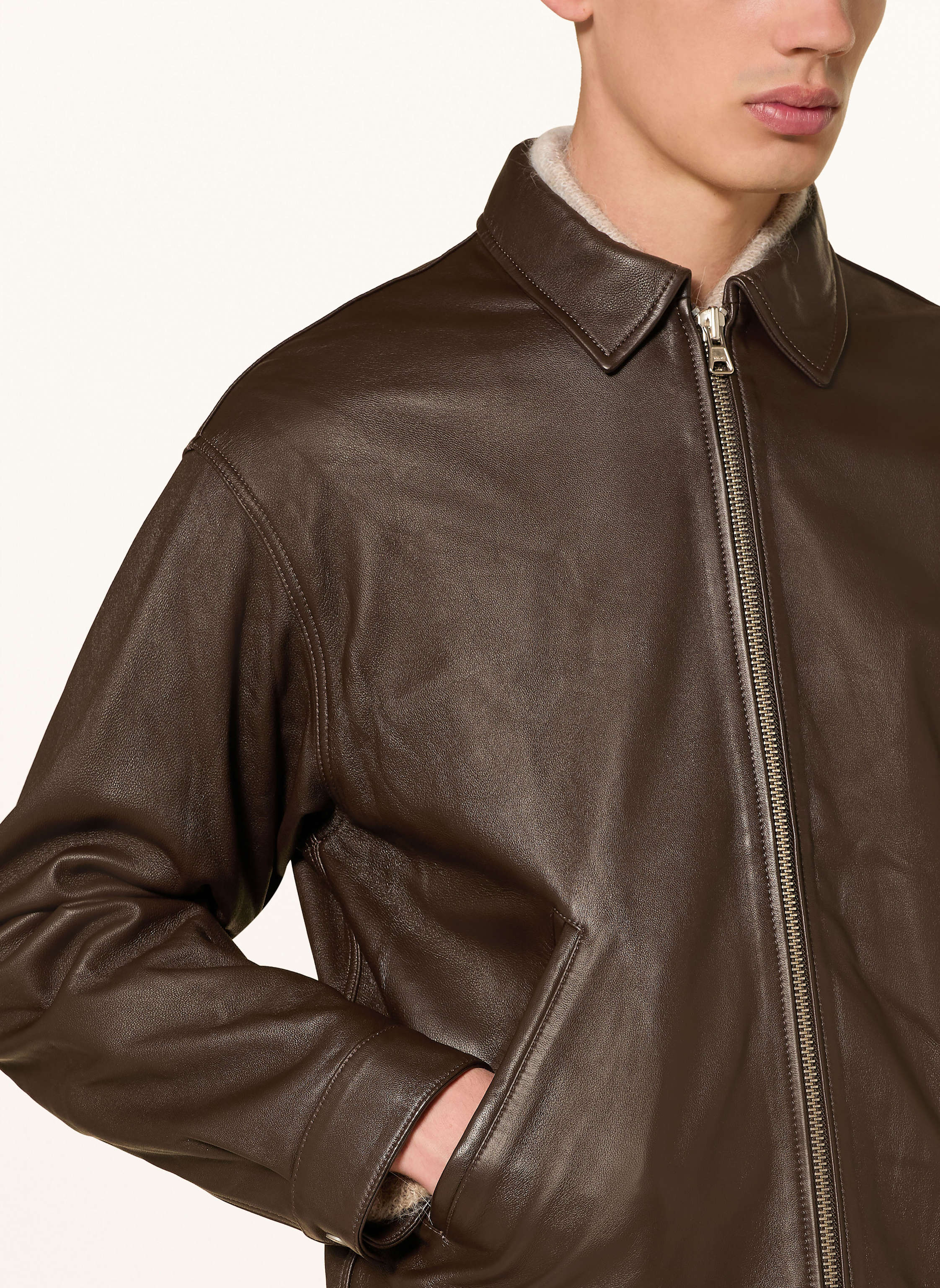 Thumbnail - Nn.07 Lederjacke Petrus braun