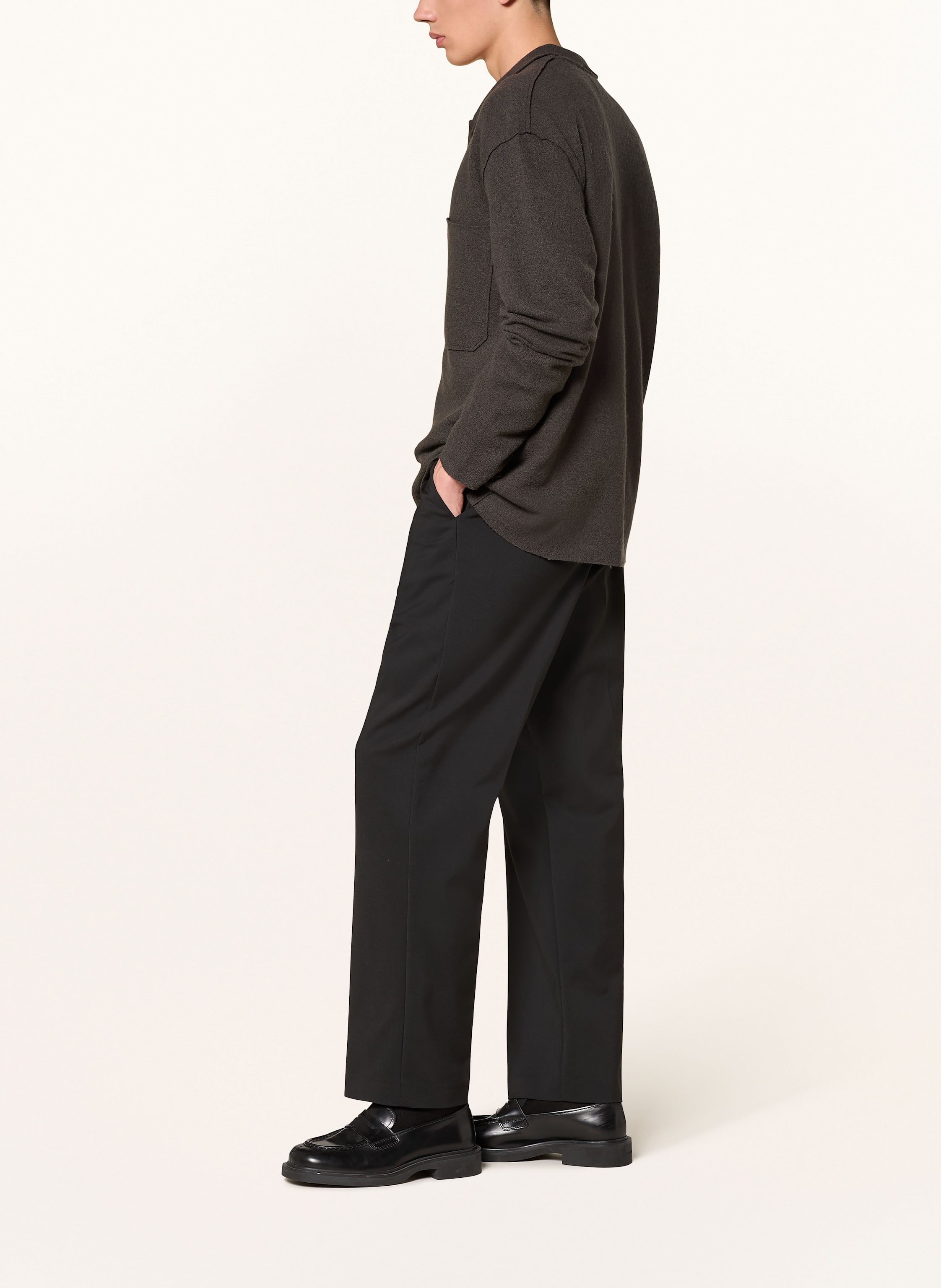 Thumbnail - Nn.07 Chino Paw Loose Fit schwarz