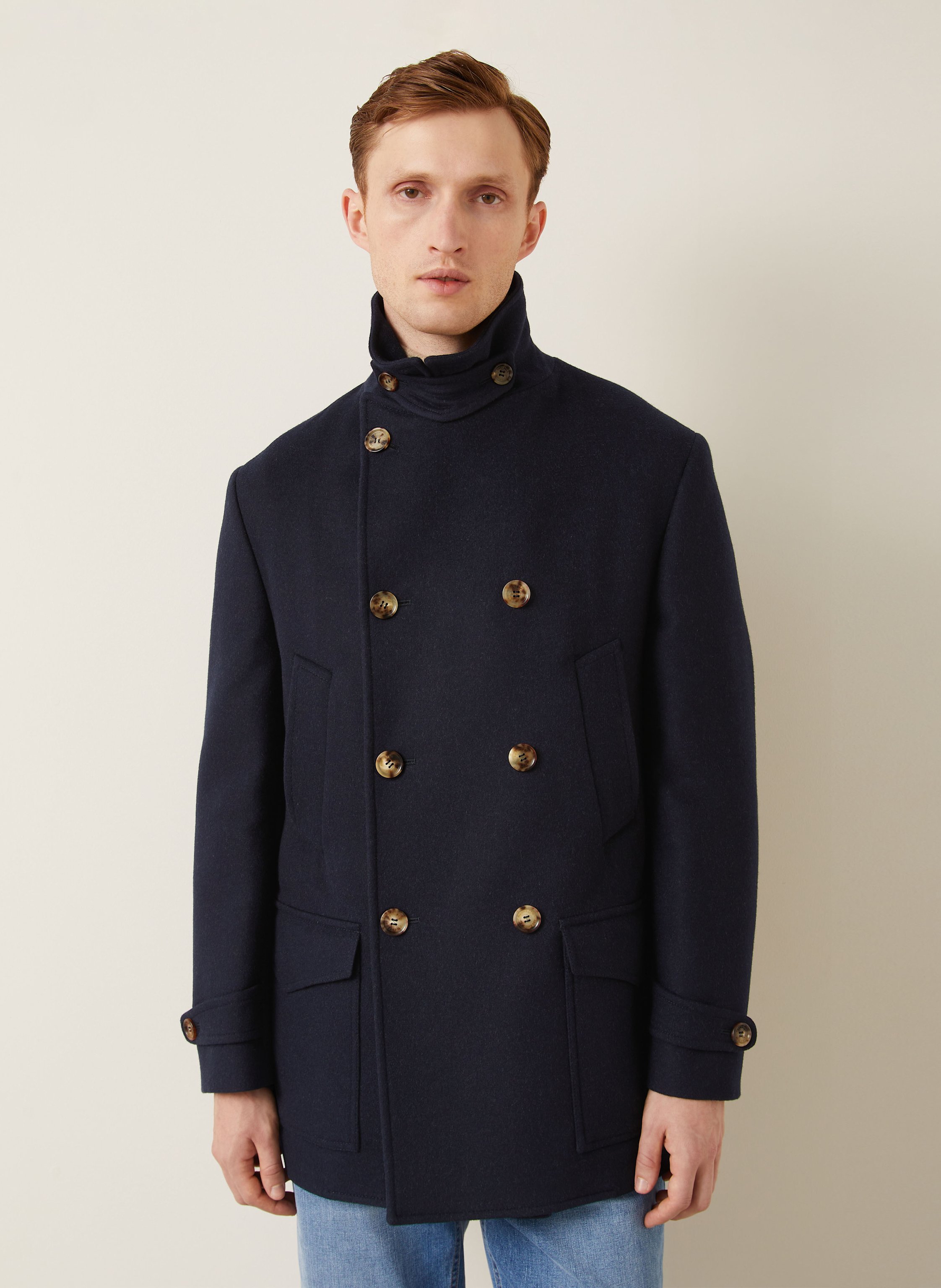Thumbnail - Brunello Cucinelli Cabanjacke blau