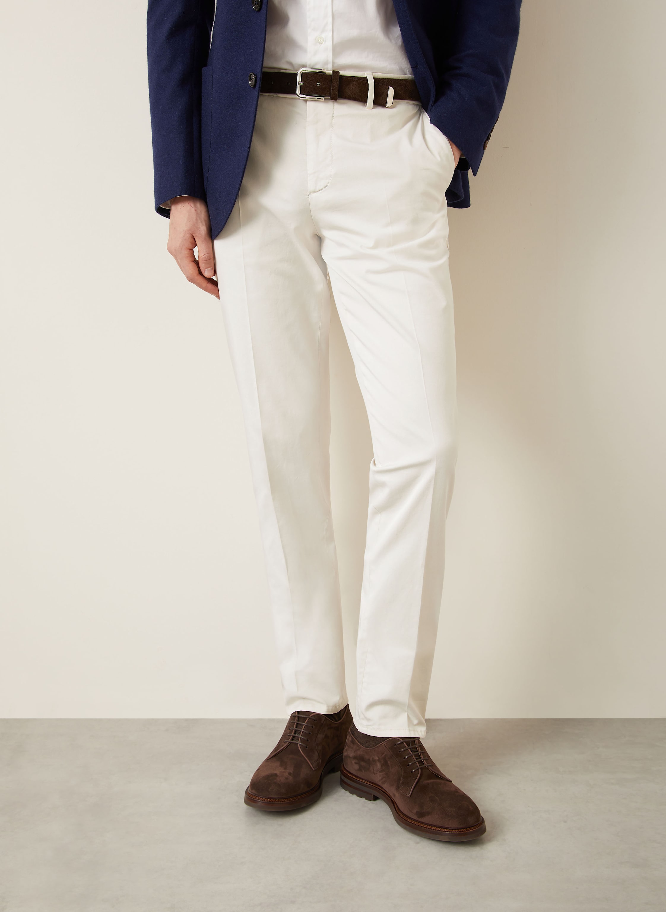 Thumbnail - Brunello Cucinelli Chino Italian Fit beige